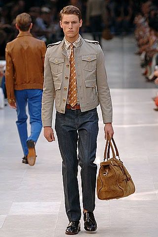 Burberry Burberry SS06 Runway Golden button Denim jeans Size US 30 / EU 46 - 1 Thumbnail