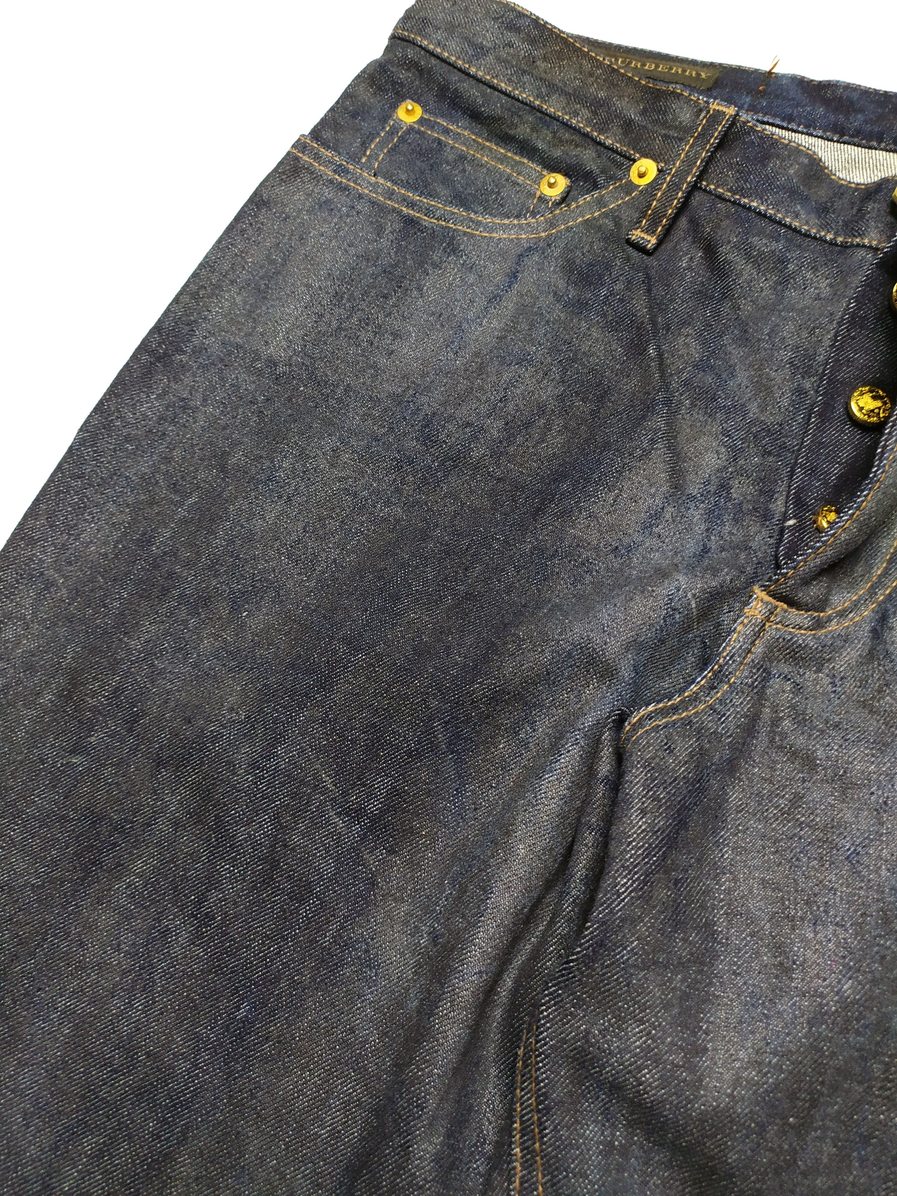 Burberry Burberry SS06 Runway Golden button Denim jeans Size US 30 / EU 46 - 6 Thumbnail