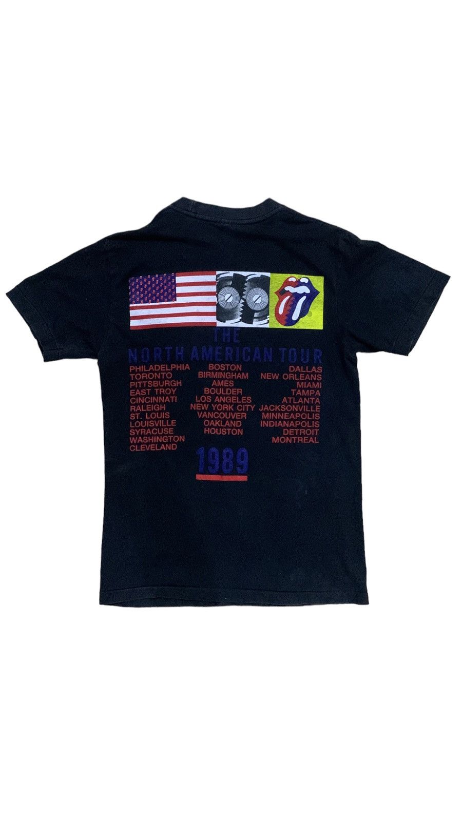 Band Tees × The Rolling Stones Vintage Spring Ford Rolling Stone Tour 1989 Tshirt Size US S / EU 44-46 / 1 - 2 Thumbnail