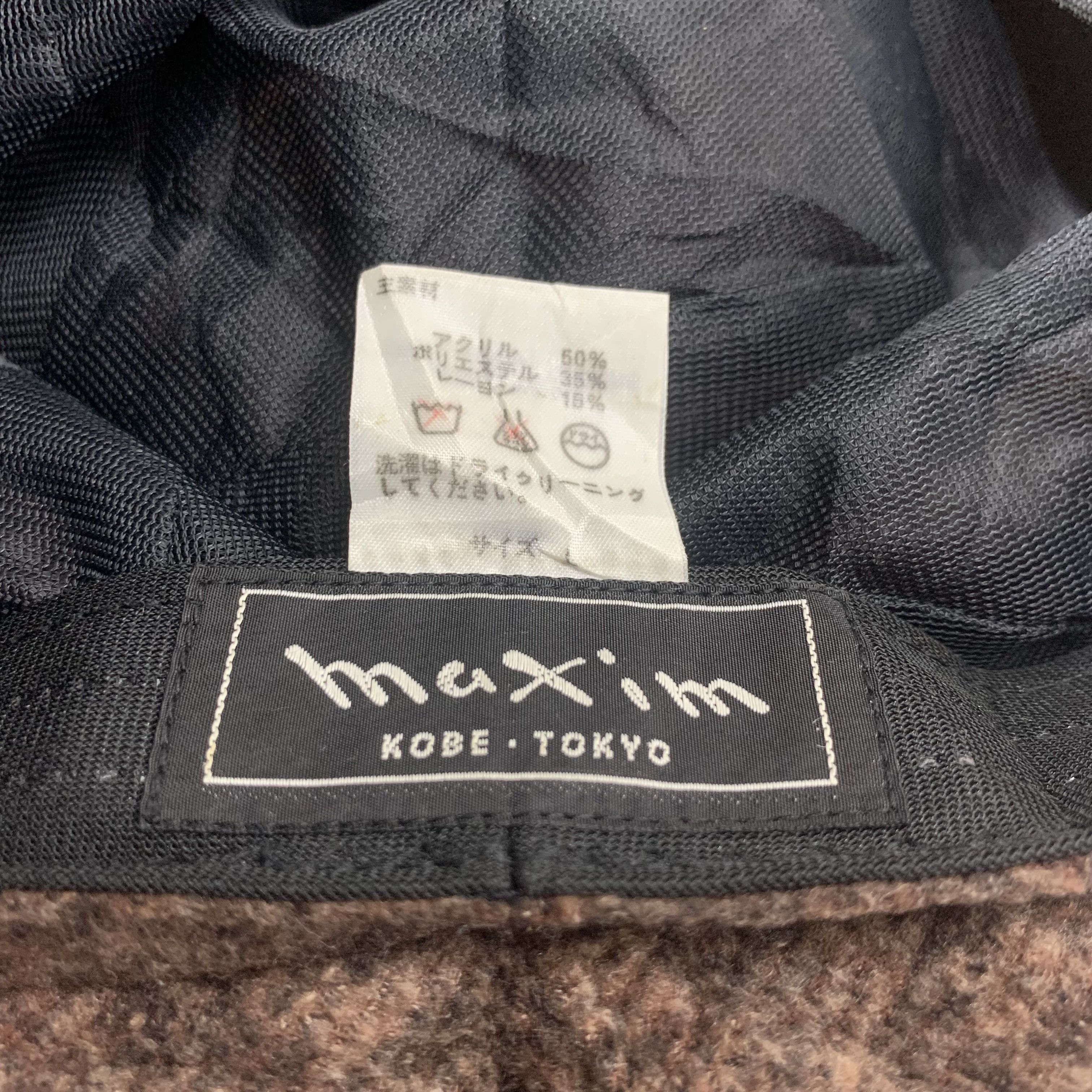 Japanese Brand Vintage Maxim Kobe Tokyo Hats #55-C Size ONE SIZE - 5 Thumbnail
