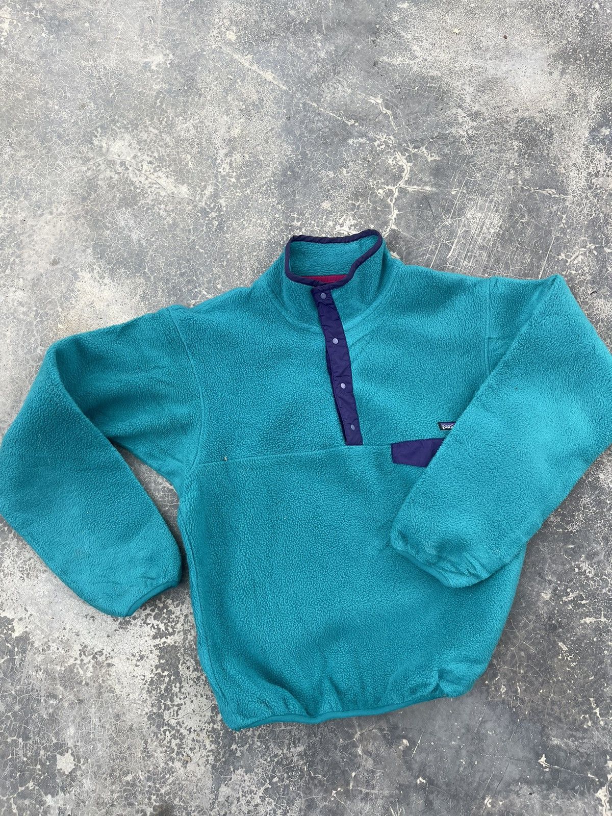 Patagonia × Vintage 90s Patagonia Fleece Snap On Pullover Shirt Size US S / EU 44-46 / 1 - 3 Thumbnail
