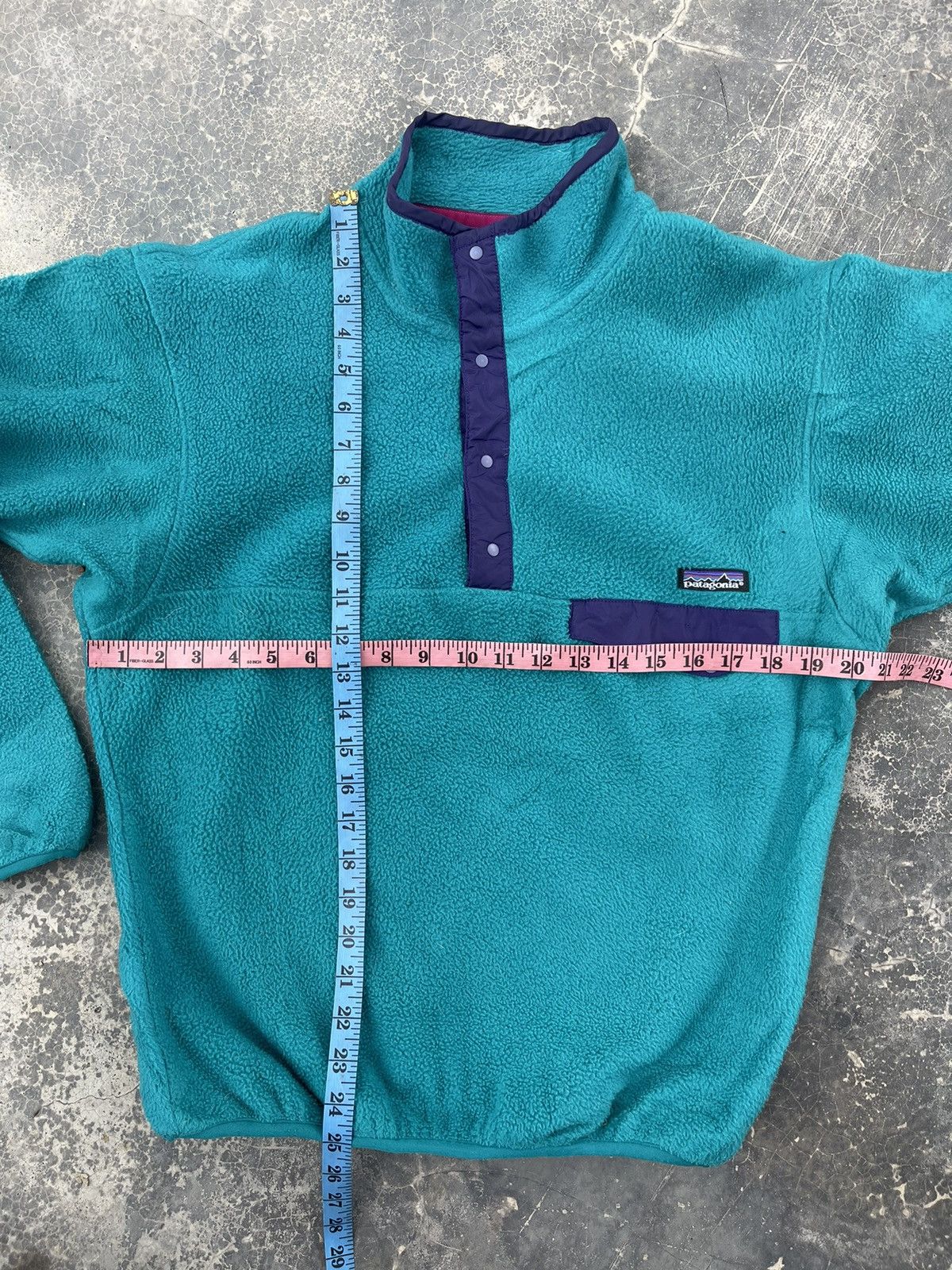 Patagonia × Vintage 90s Patagonia Fleece Snap On Pullover Shirt Size US S / EU 44-46 / 1 - 7 Thumbnail