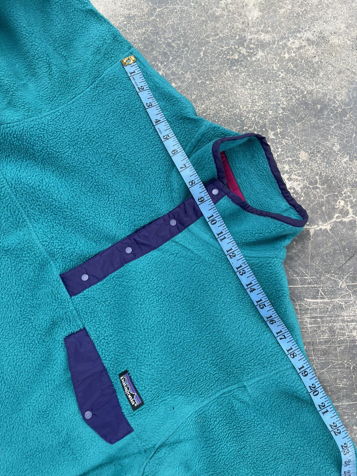 Patagonia × Vintage 90s Patagonia Fleece Snap On Pullover Shirt Size US S / EU 44-46 / 1 - 8 Thumbnail