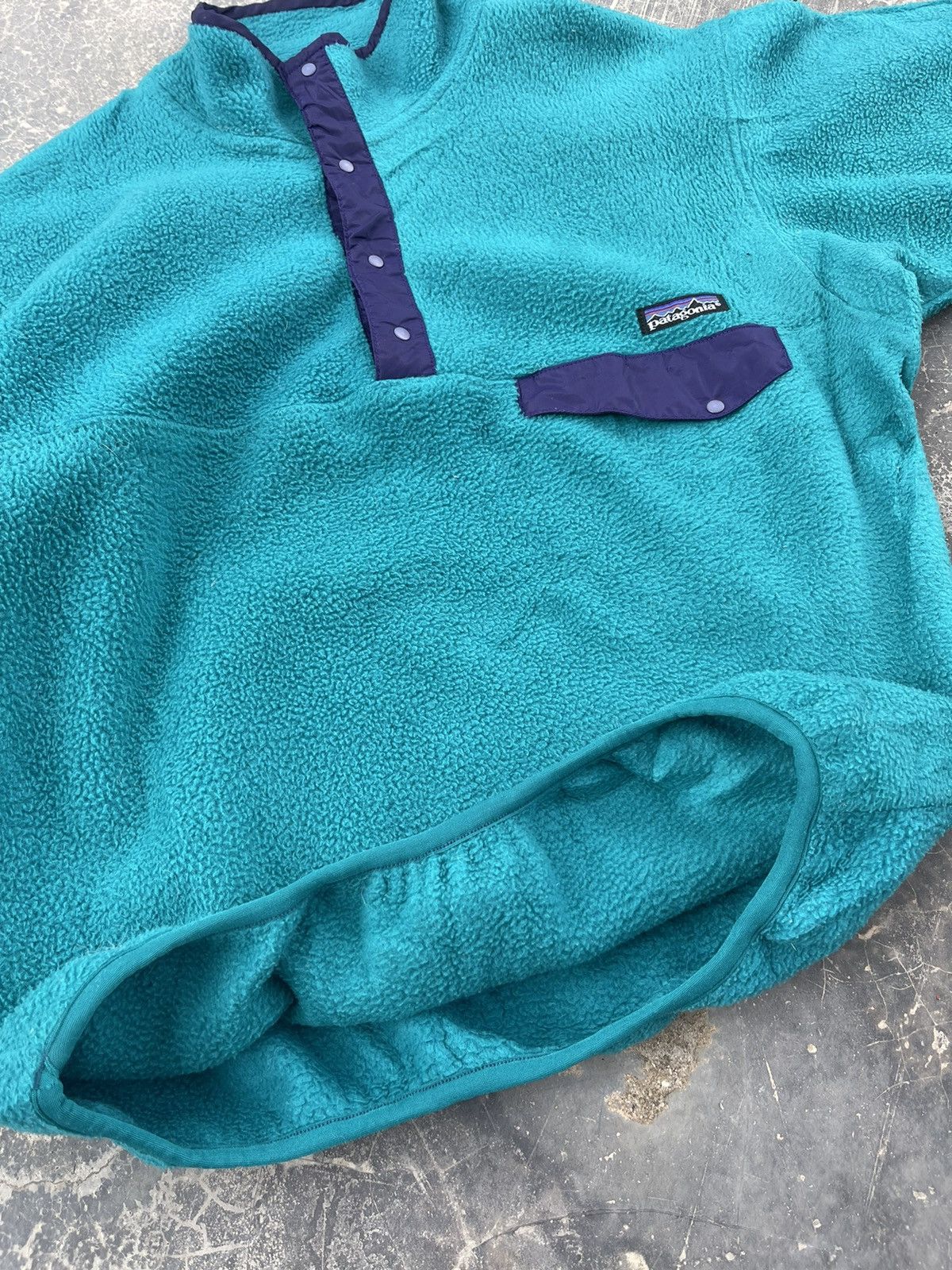 Patagonia × Vintage 90s Patagonia Fleece Snap On Pullover Shirt Size US S / EU 44-46 / 1 - 10 Thumbnail
