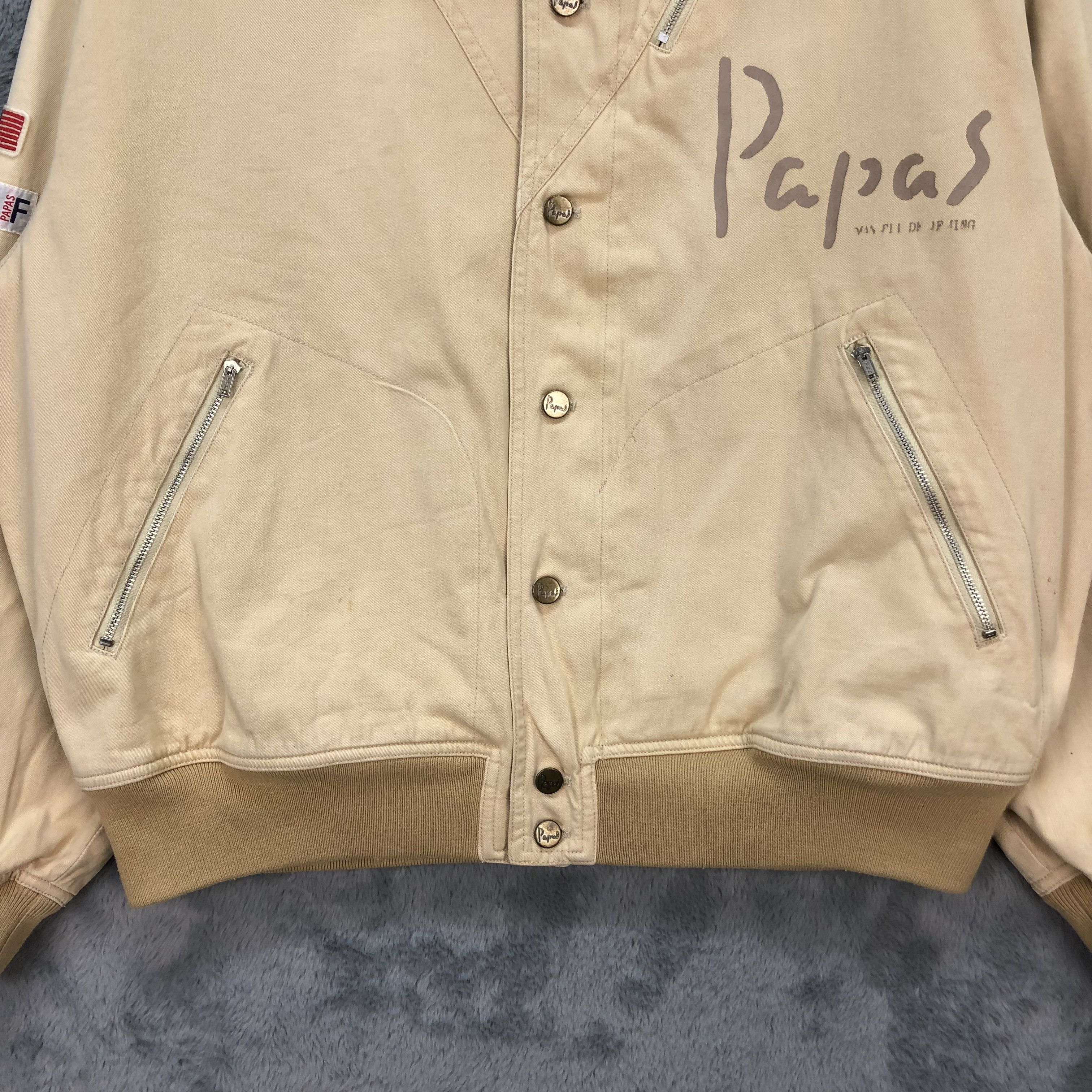 Japanese Brand PAPAS MANIERE DE HEMING SPORT GOLF BOMBER #5561-197 Size US M / EU 48-50 / 2 - 6 Thumbnail
