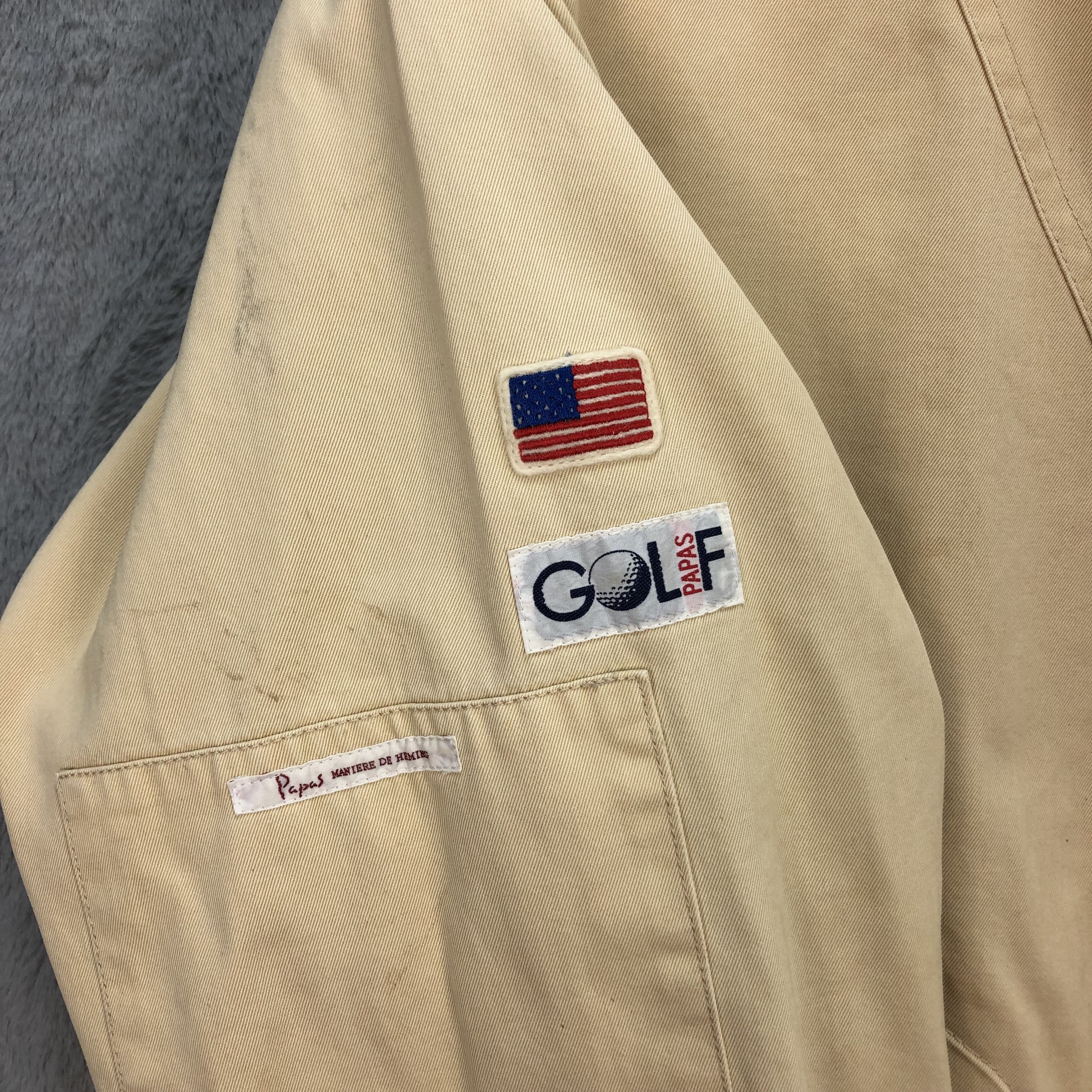 Japanese Brand PAPAS MANIERE DE HEMING SPORT GOLF BOMBER #5561-197 Size US M / EU 48-50 / 2 - 12 Thumbnail