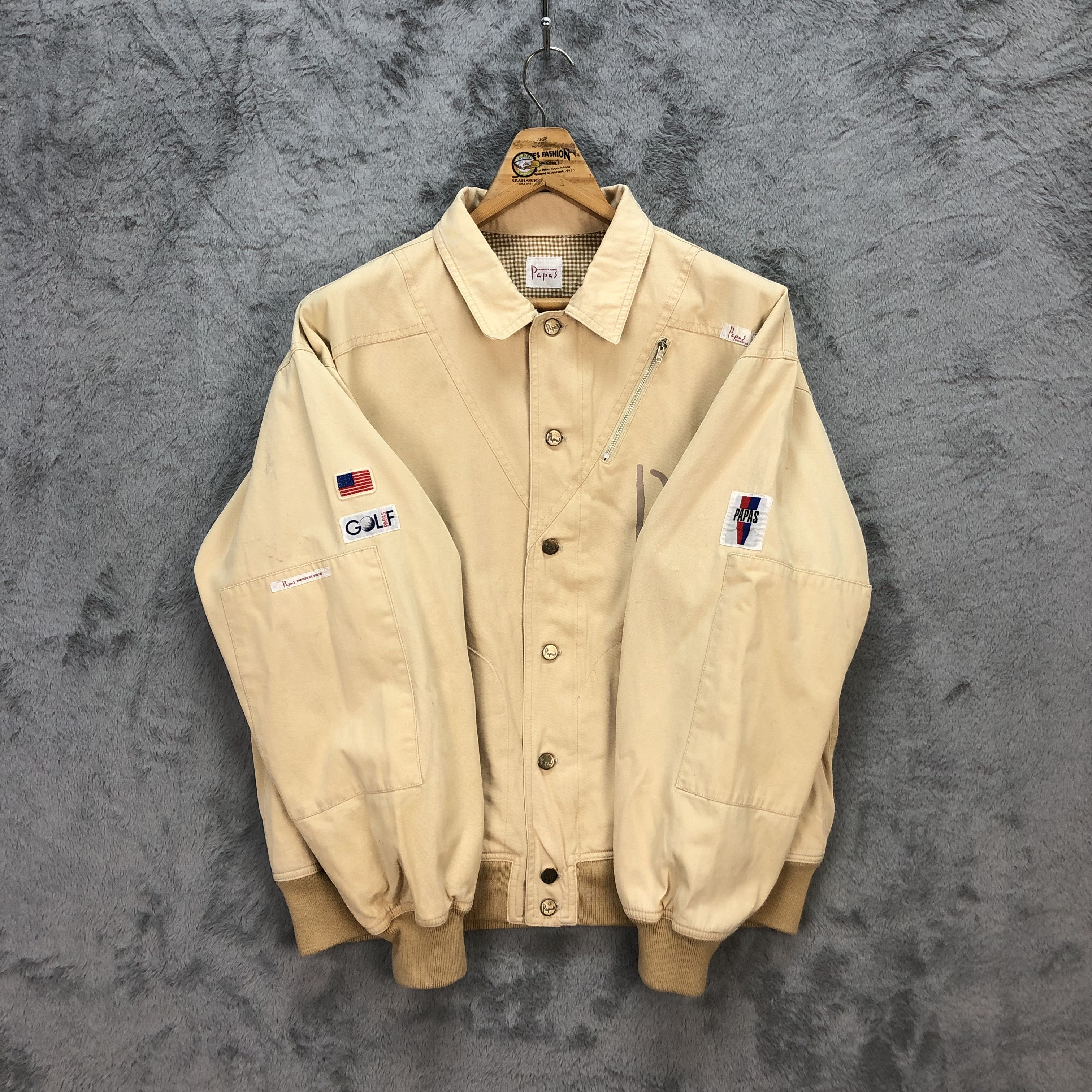 Japanese Brand PAPAS MANIERE DE HEMING SPORT GOLF BOMBER #5561-197 Size US M / EU 48-50 / 2 - 11 Thumbnail
