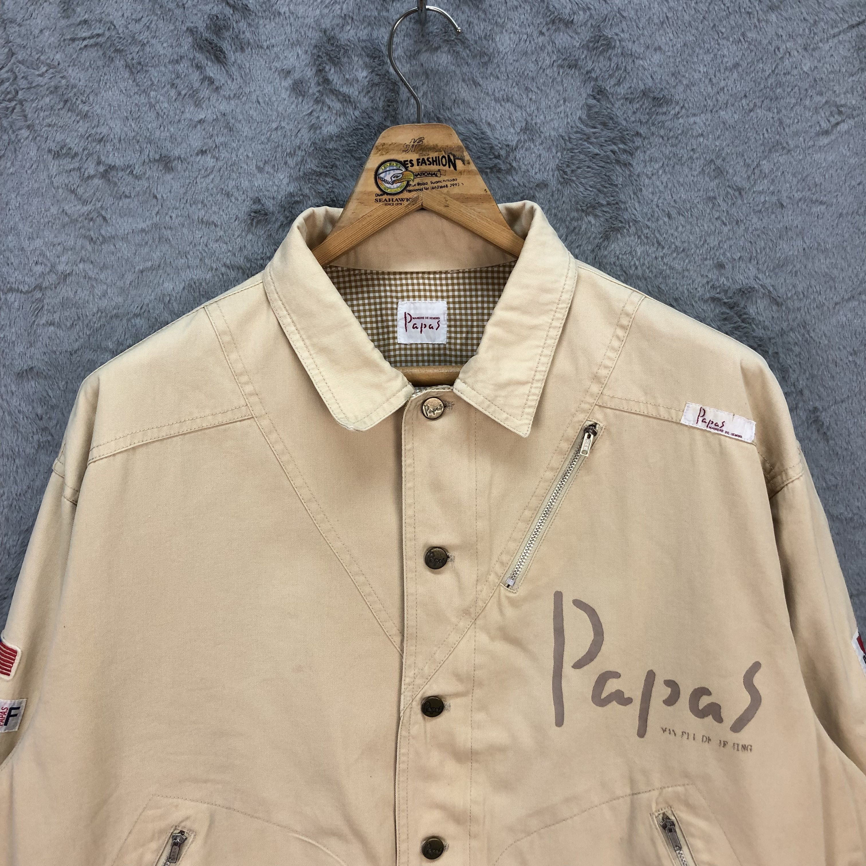Japanese Brand PAPAS MANIERE DE HEMING SPORT GOLF BOMBER #5561-197 Size US M / EU 48-50 / 2 - 2 Thumbnail