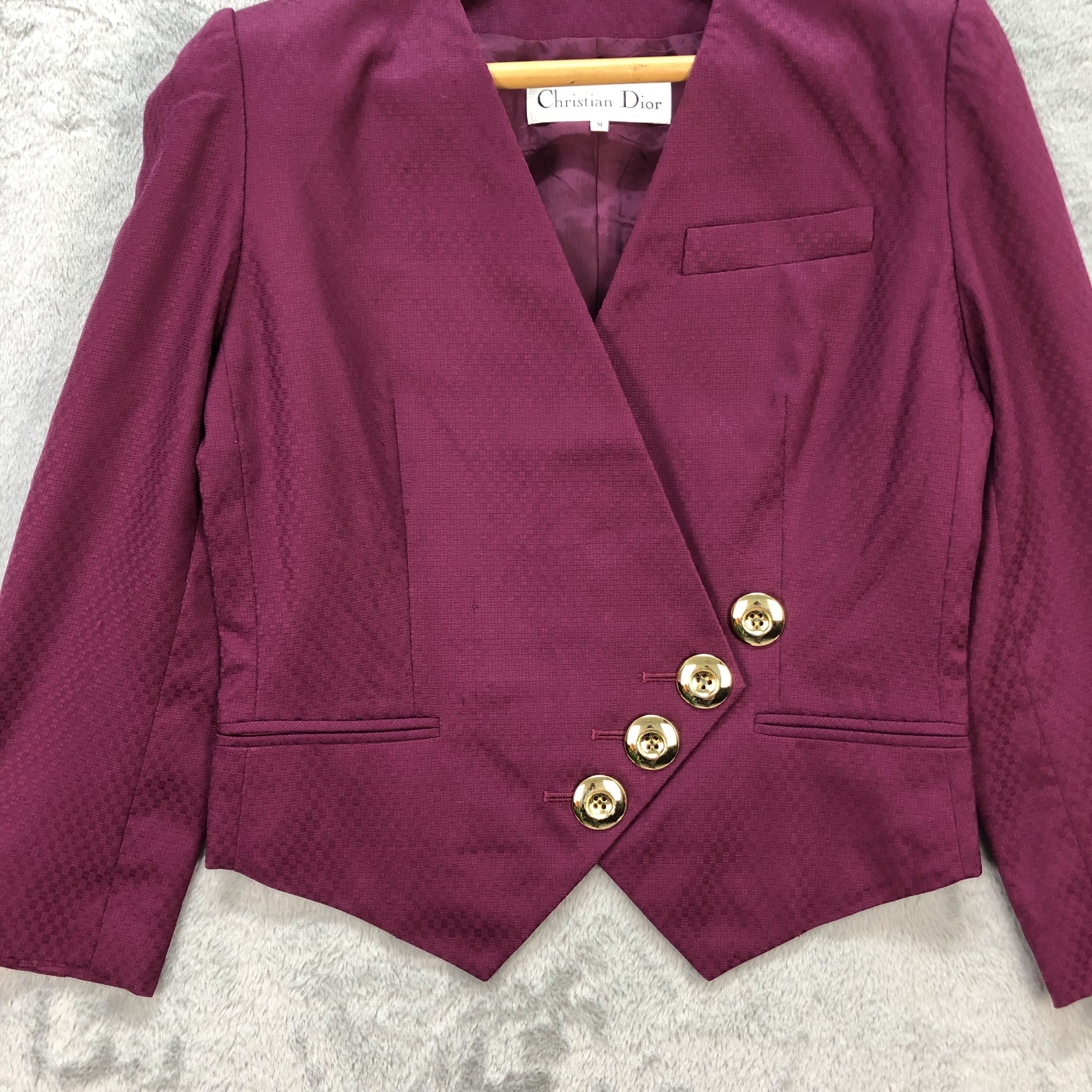 Christian Dior Monsieur CHRISTION DIOR Suit Jacket #1049-43 Size M / US 6-8 / IT 42-44 - 3 Thumbnail