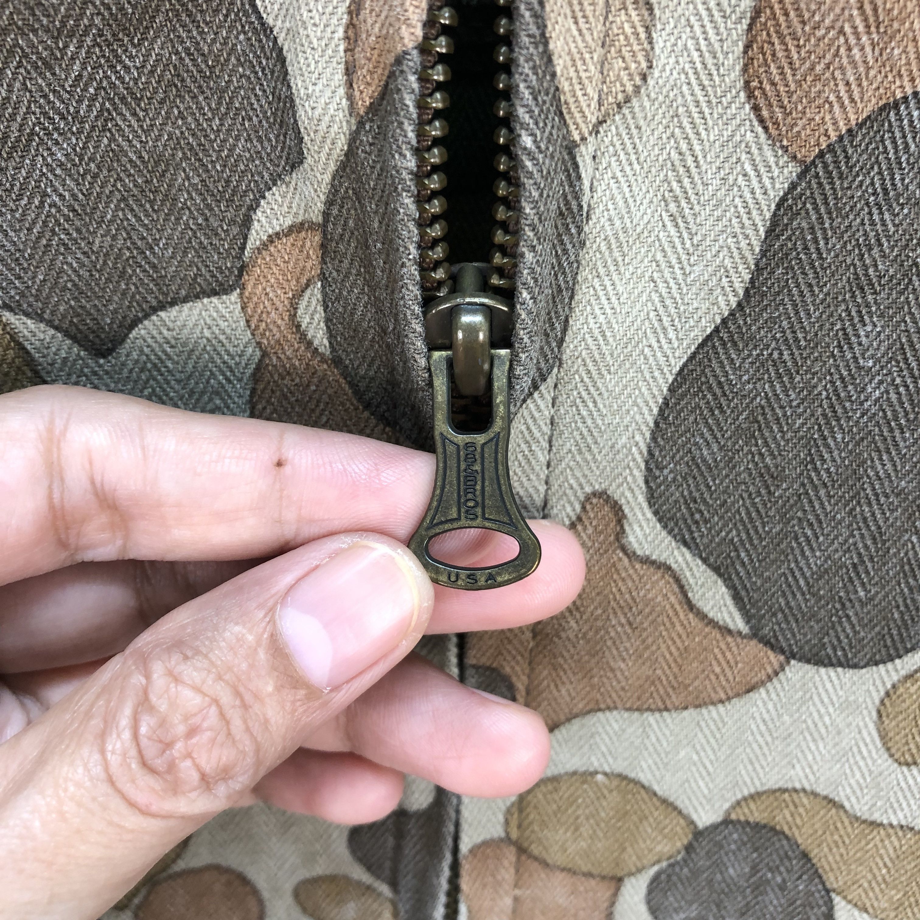 Japanese Brand VINTAGE 68 & BROTHERS CAMO JACKET ARMY STYLE #5747-204 Size US M / EU 48-50 / 2 - 6 Thumbnail