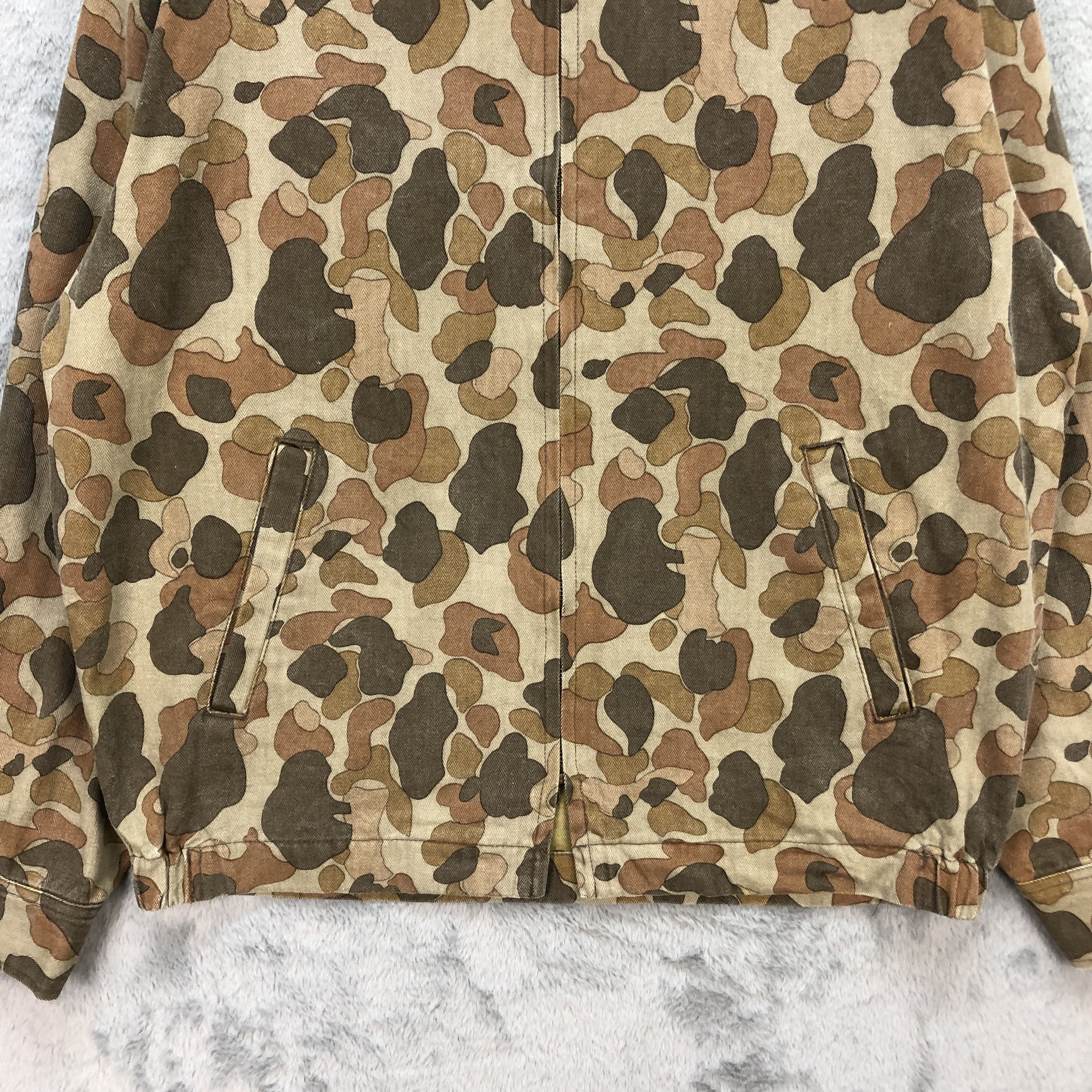 Japanese Brand VINTAGE 68 & BROTHERS CAMO JACKET ARMY STYLE #5747-204 Size US M / EU 48-50 / 2 - 3 Thumbnail