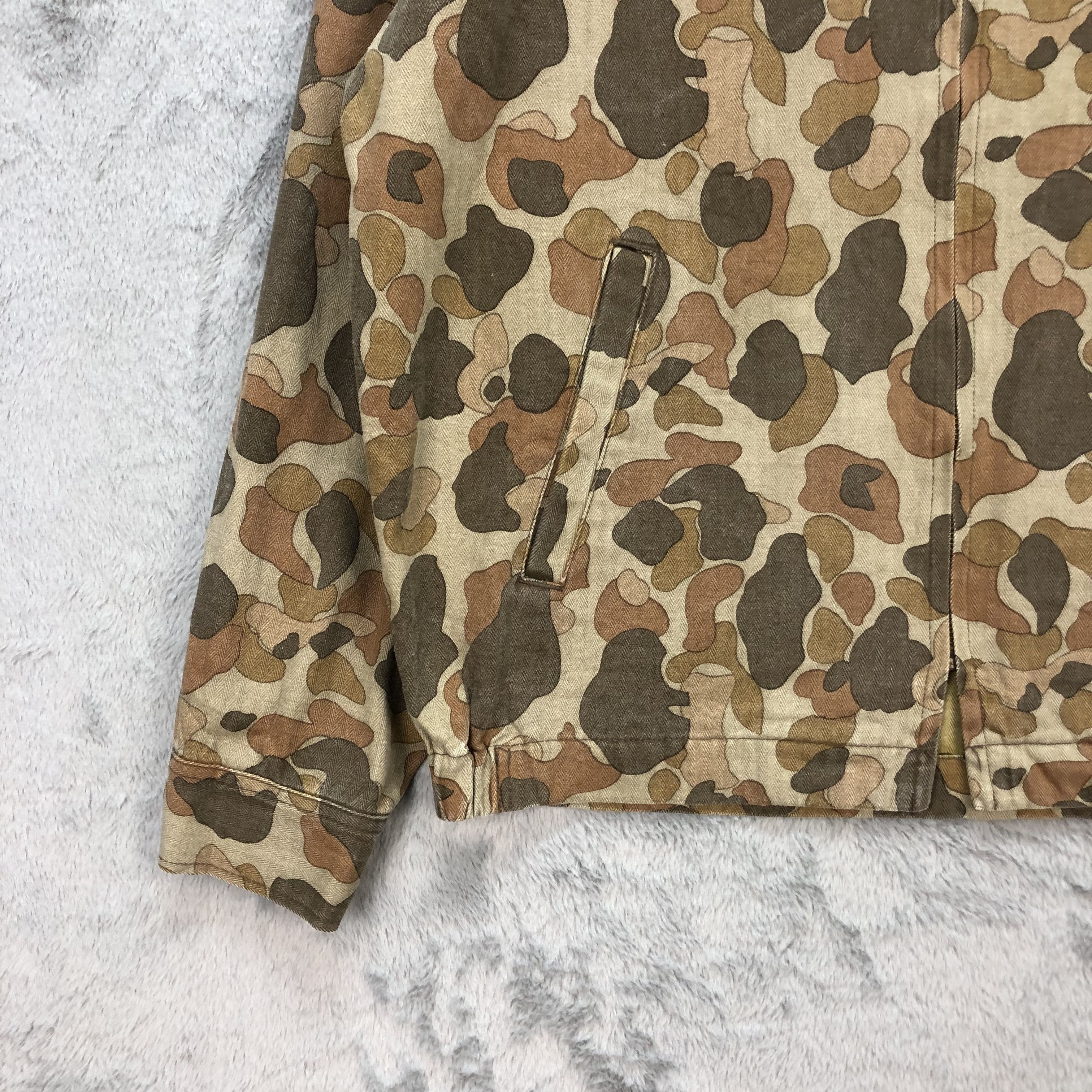 Japanese Brand VINTAGE 68 & BROTHERS CAMO JACKET ARMY STYLE #5747-204 Size US M / EU 48-50 / 2 - 4 Thumbnail