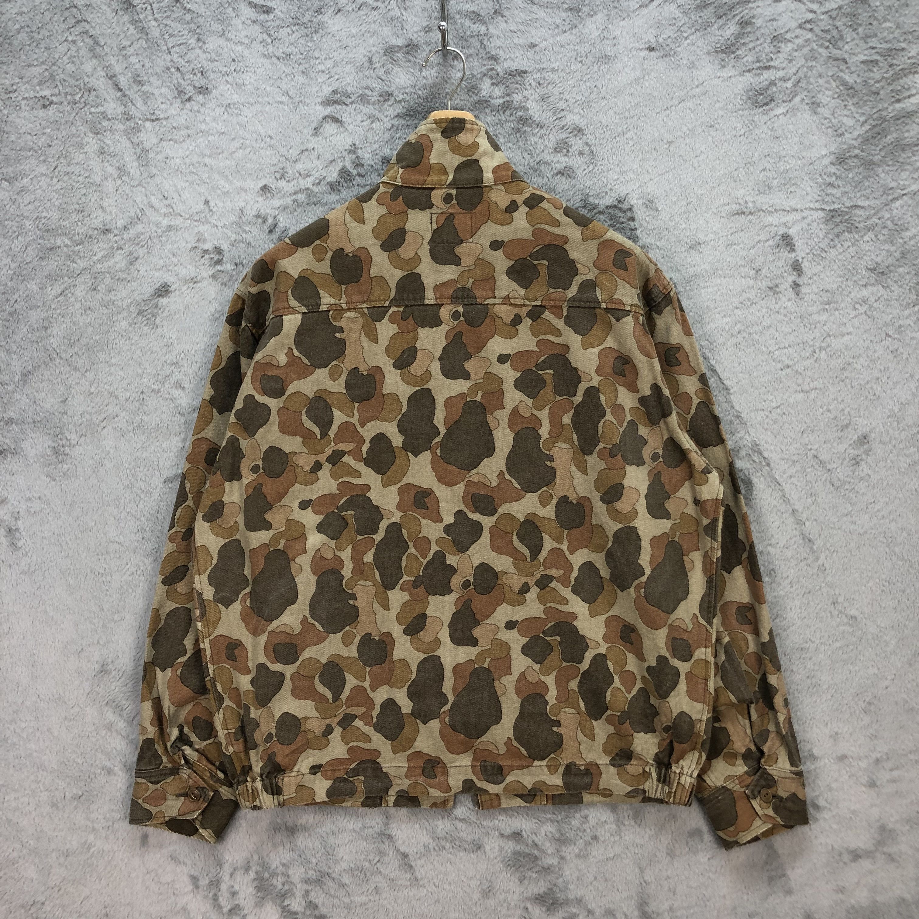 Japanese Brand VINTAGE 68 & BROTHERS CAMO JACKET ARMY STYLE #5747-204 Size US M / EU 48-50 / 2 - 9 Thumbnail