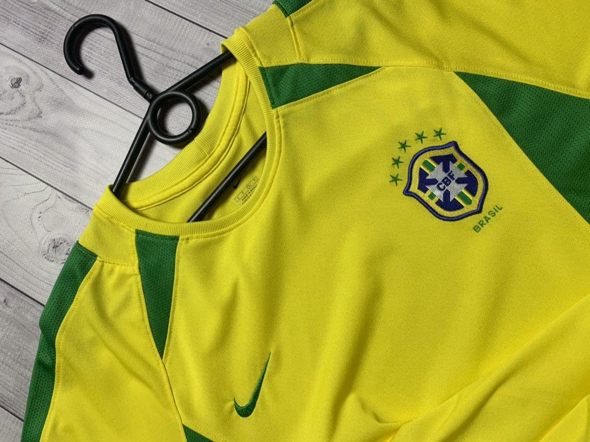 Nike × Vintage Vintage Brazil soccer jersey Nike yellow logo size S Size US S / EU 44-46 / 1 - 4 Thumbnail