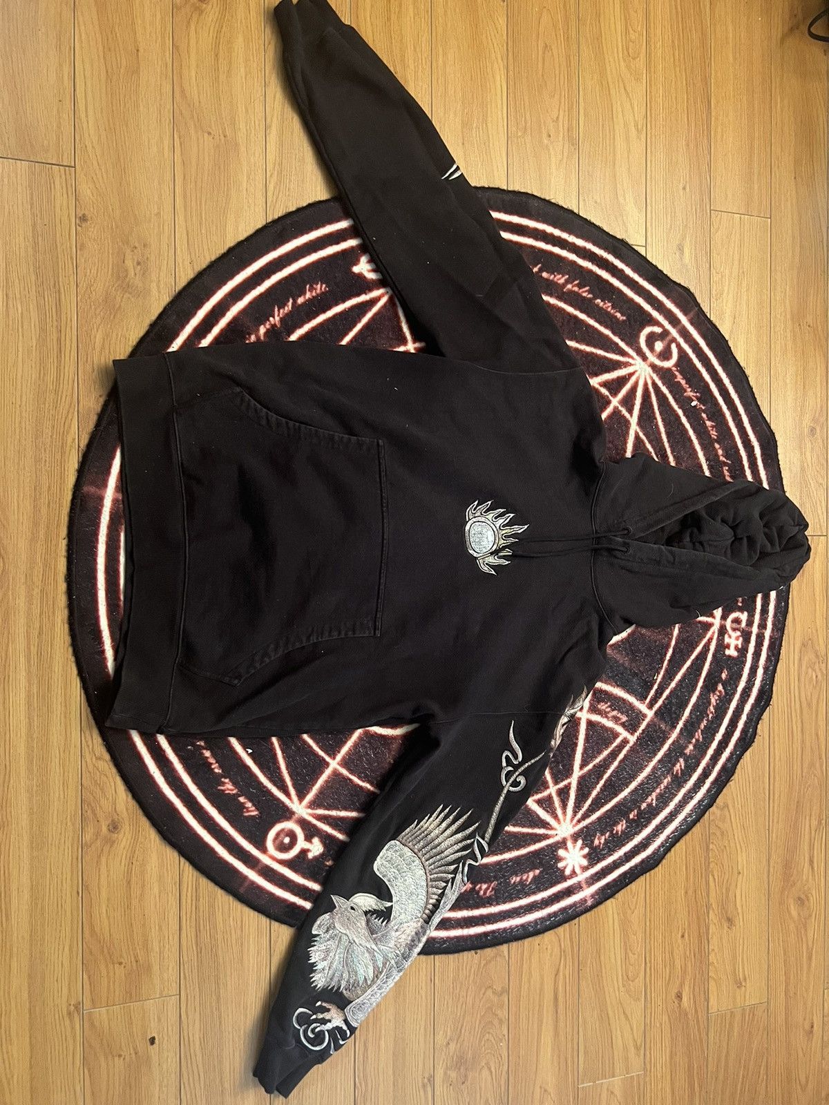 Maharishi Maharishi - Pearl Dragon Embroidered Hooded Sweat Size US S / EU 44-46 / 1 - 2 Thumbnail