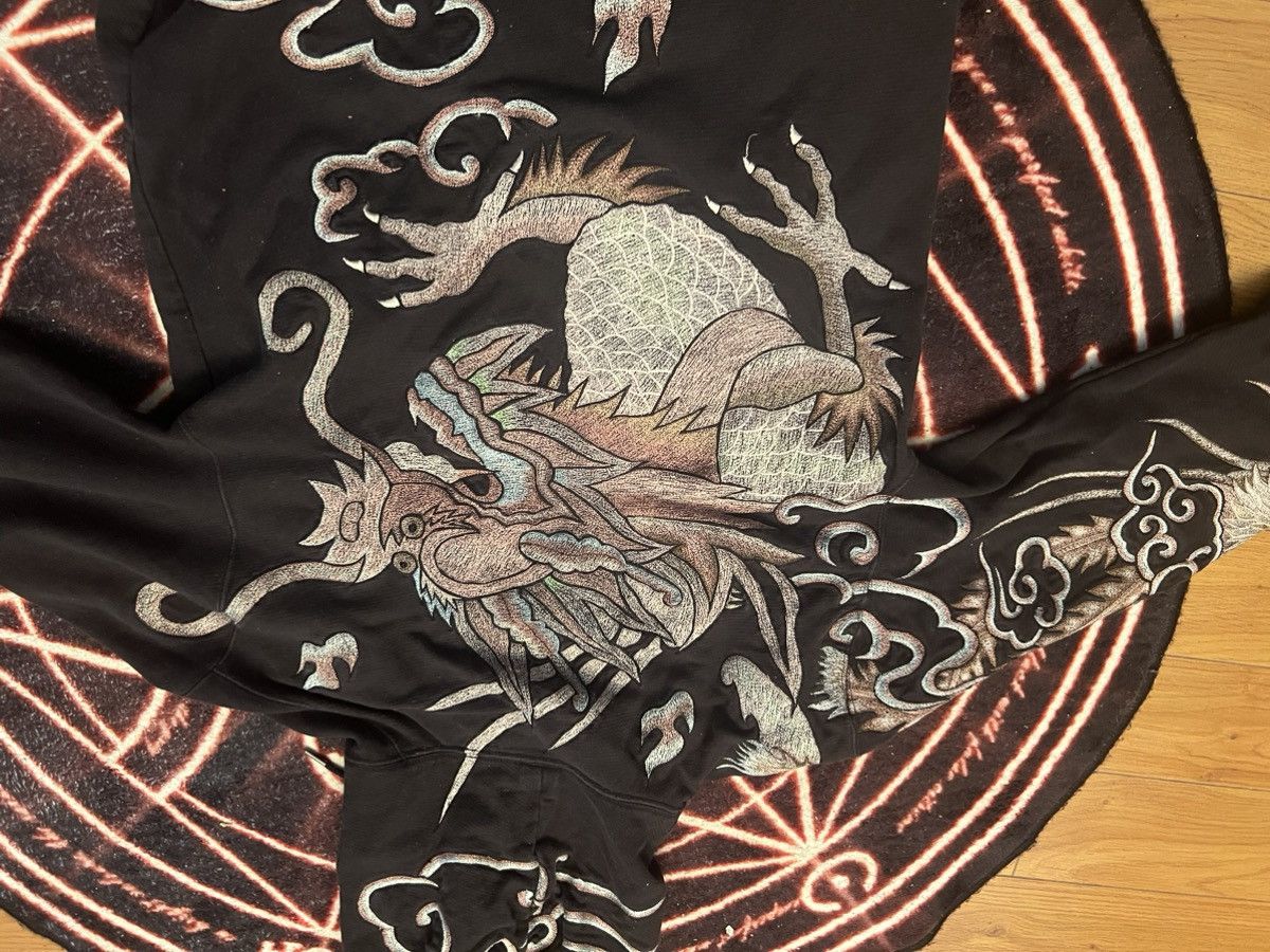 Maharishi Maharishi - Pearl Dragon Embroidered Hooded Sweat Size US S / EU 44-46 / 1 - 8 Thumbnail