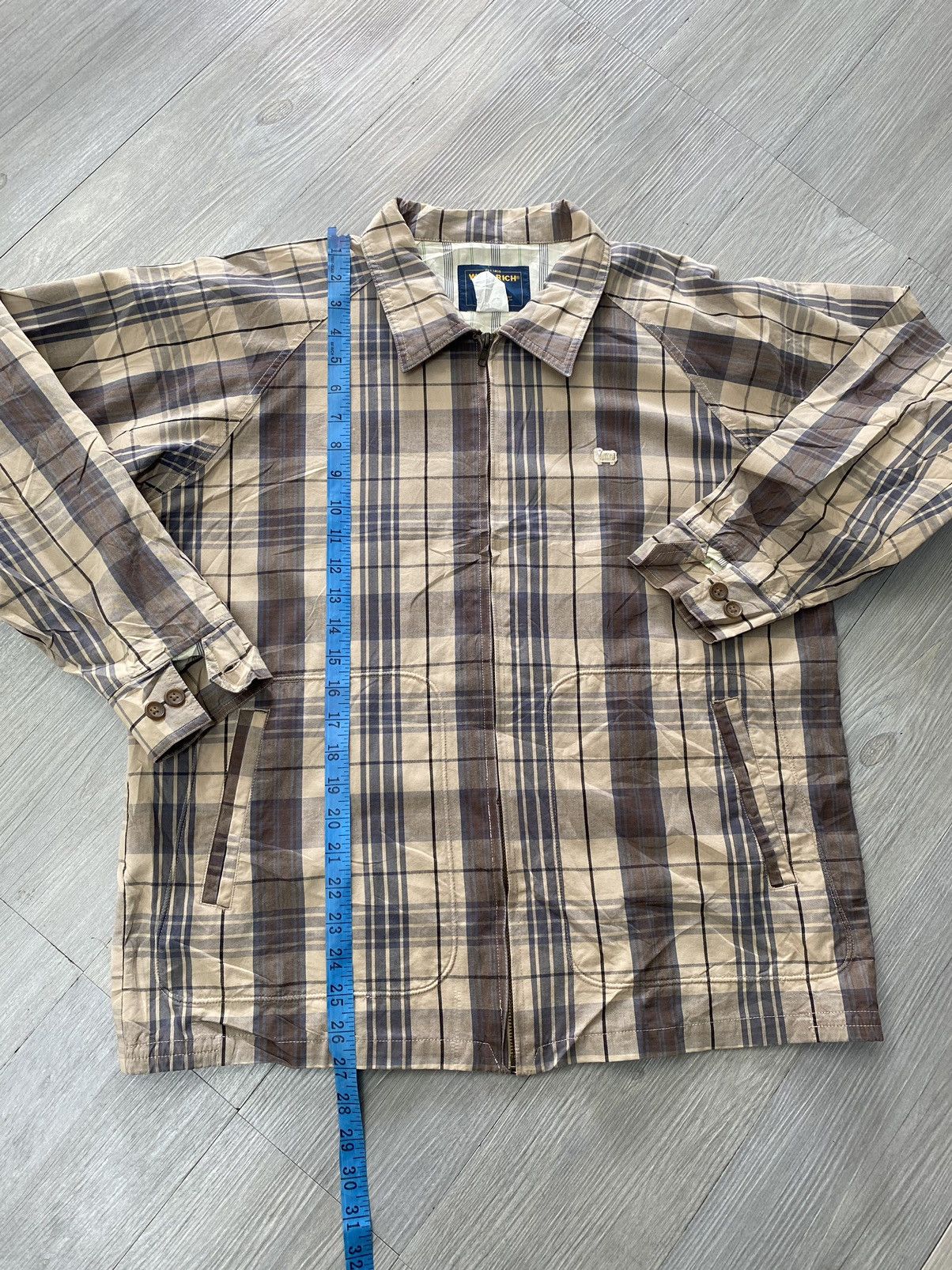 Vintage × Woolrich Woolen Mills Vintage Woolrich Checkered Zip Up Flannel Jacket Size US M / EU 48-50 / 2 - 8 Thumbnail