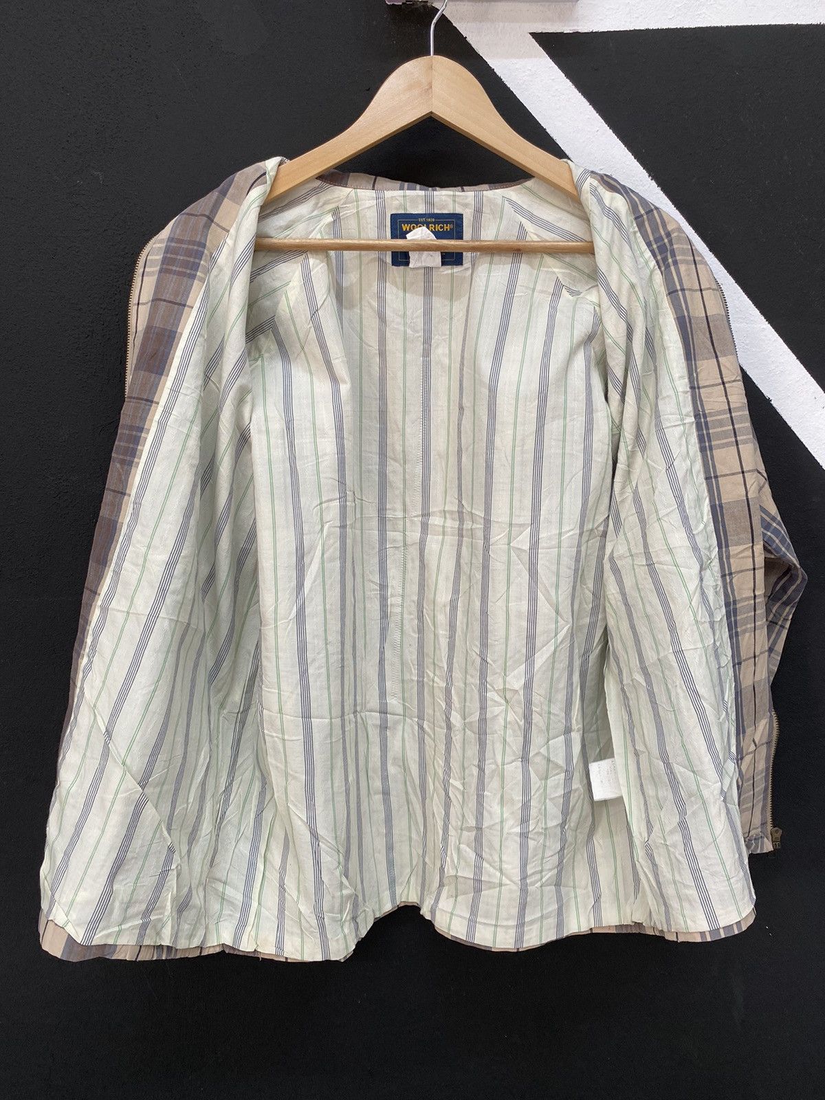 Vintage × Woolrich Woolen Mills Vintage Woolrich Checkered Zip Up Flannel Jacket Size US M / EU 48-50 / 2 - 4 Thumbnail