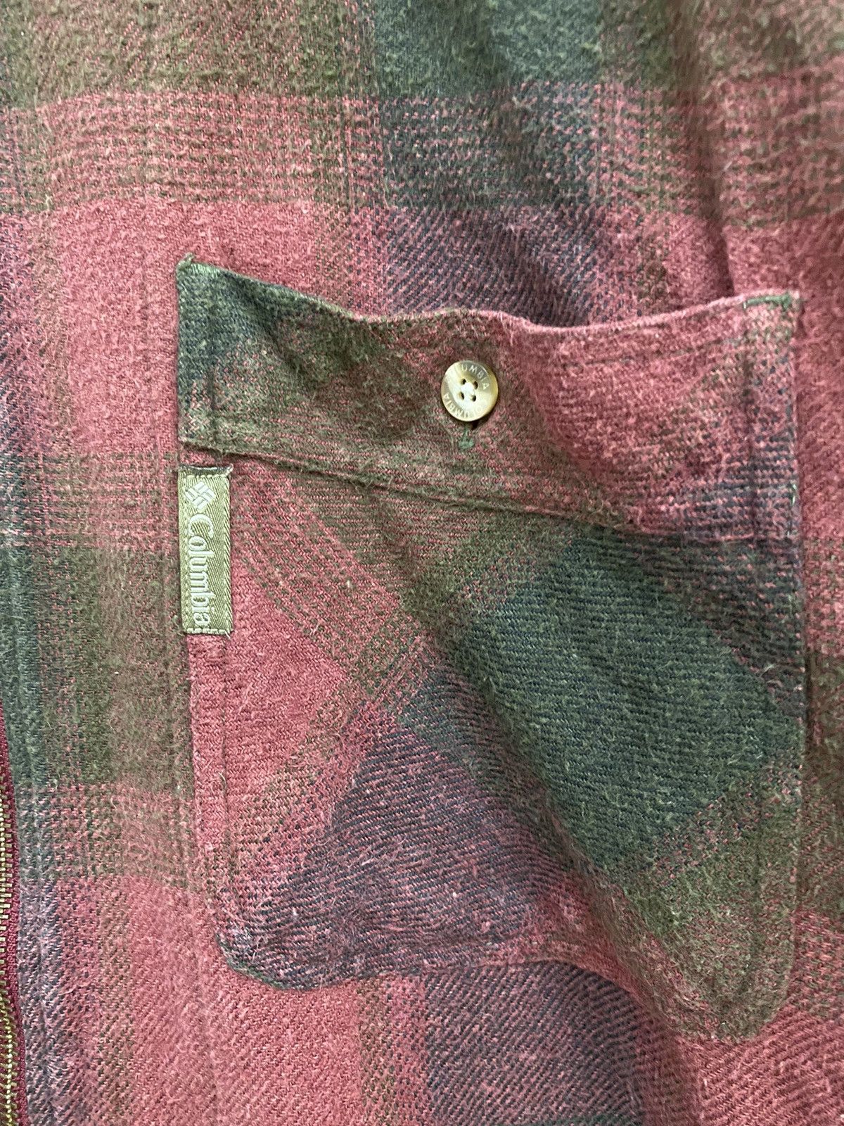 Columbia × Flannel × Vintage Vintage Columbia Checkered Zip Flannel Size US M / EU 48-50 / 2 - 4 Thumbnail