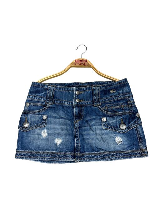 burberry jean skirt
