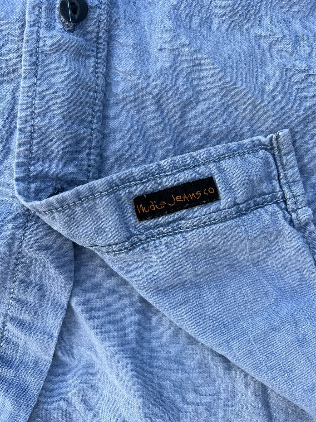 Nudie Jeans Nudie Jeans denim button up shirt Size S / US 4 / IT 40 - 4 Thumbnail