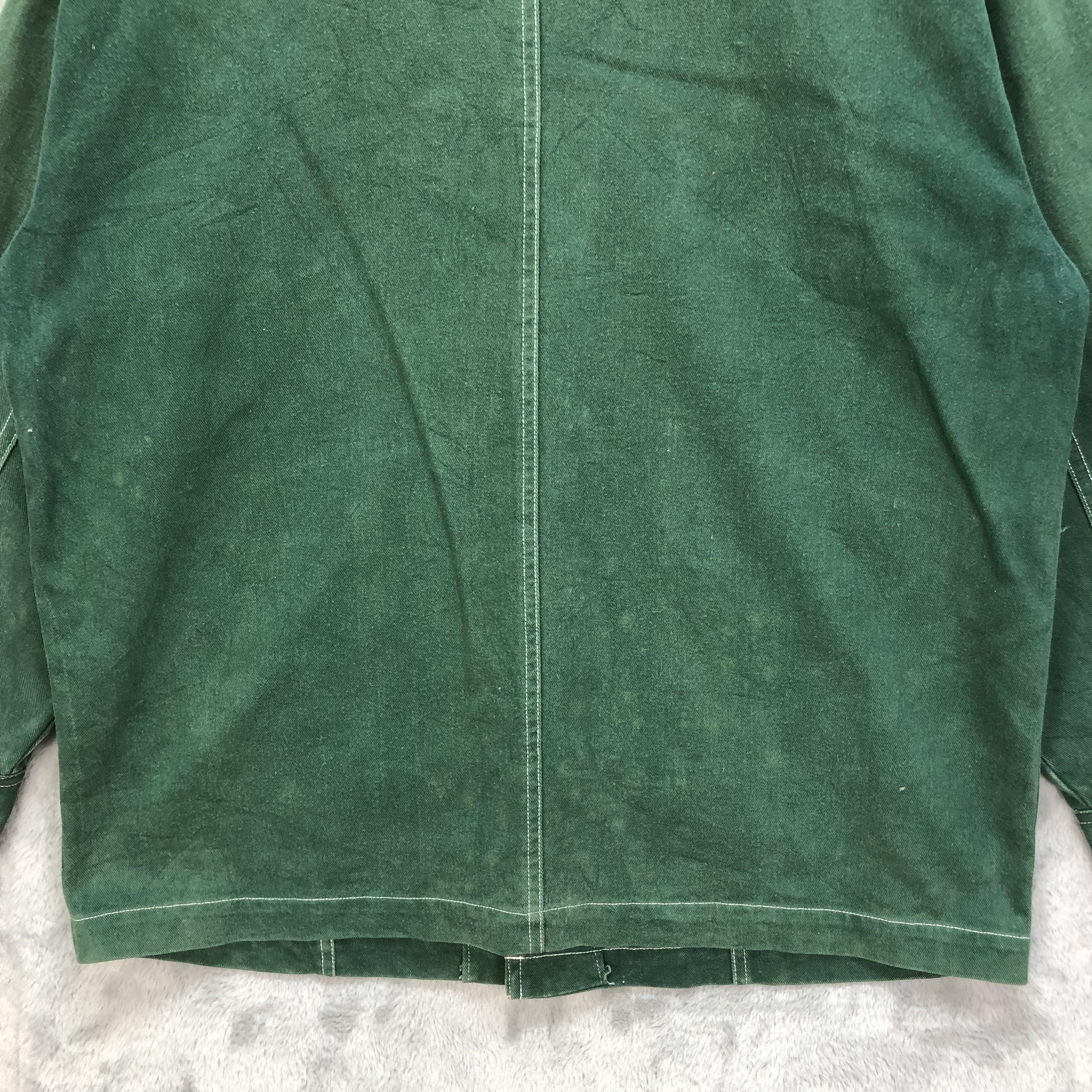 Japanese Brand NEO BLOOD KING SIZE GREEN CHORE JACKET #6178-52 Size US L / EU 52-54 / 3 - 12 Thumbnail