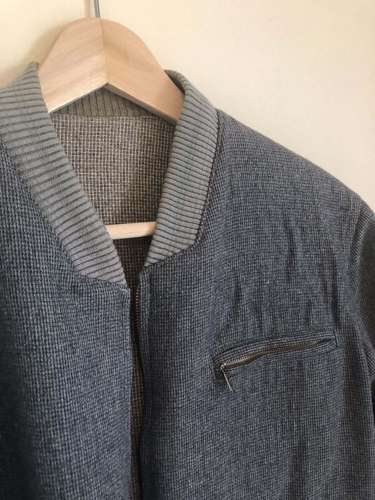 Other × Vintage Made in Uk Reversible Woolen Twill bomber - Casual Burberry Size US M / EU 48-50 / 2 - 5 Thumbnail