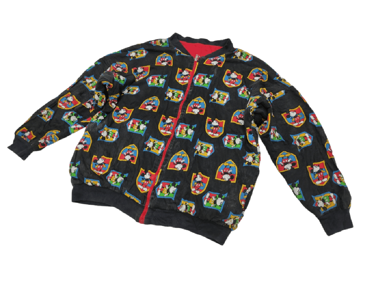 Disney × Mickey & Co. × Vintage Vintage Mickey Mouse Reversible Jacket Size US L / EU 52-54 / 3 - 4 Thumbnail