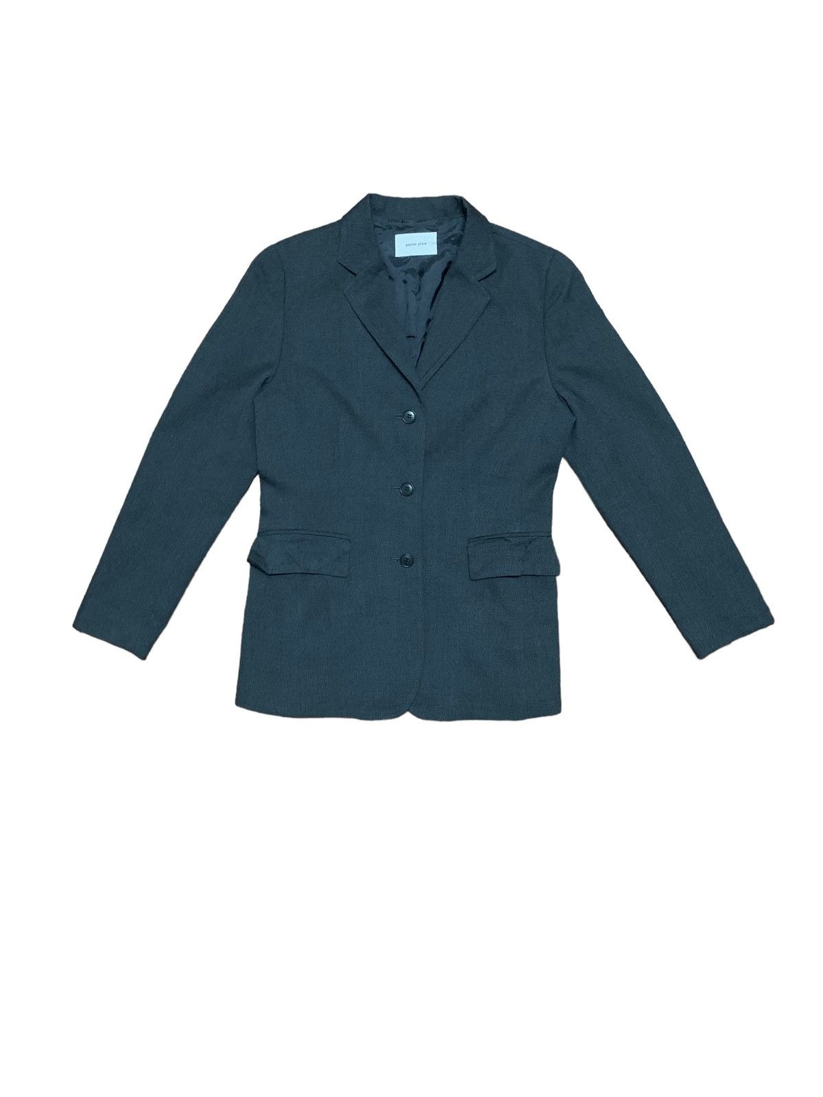 image of Archival Clothing x Ppfm Japanese Peyton Place Suit Blazer in Blue Black, Men's (Size Small)