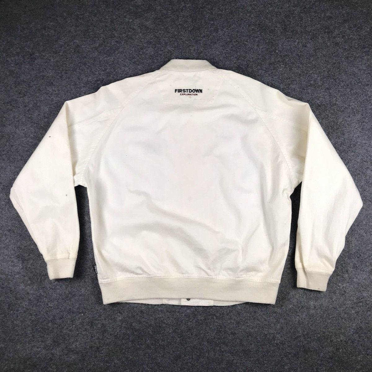 Japanese Brand × Vintage Very Rare Vintage First Down USA bomber Jacket Size US M / EU 48-50 / 2 - 2 Thumbnail