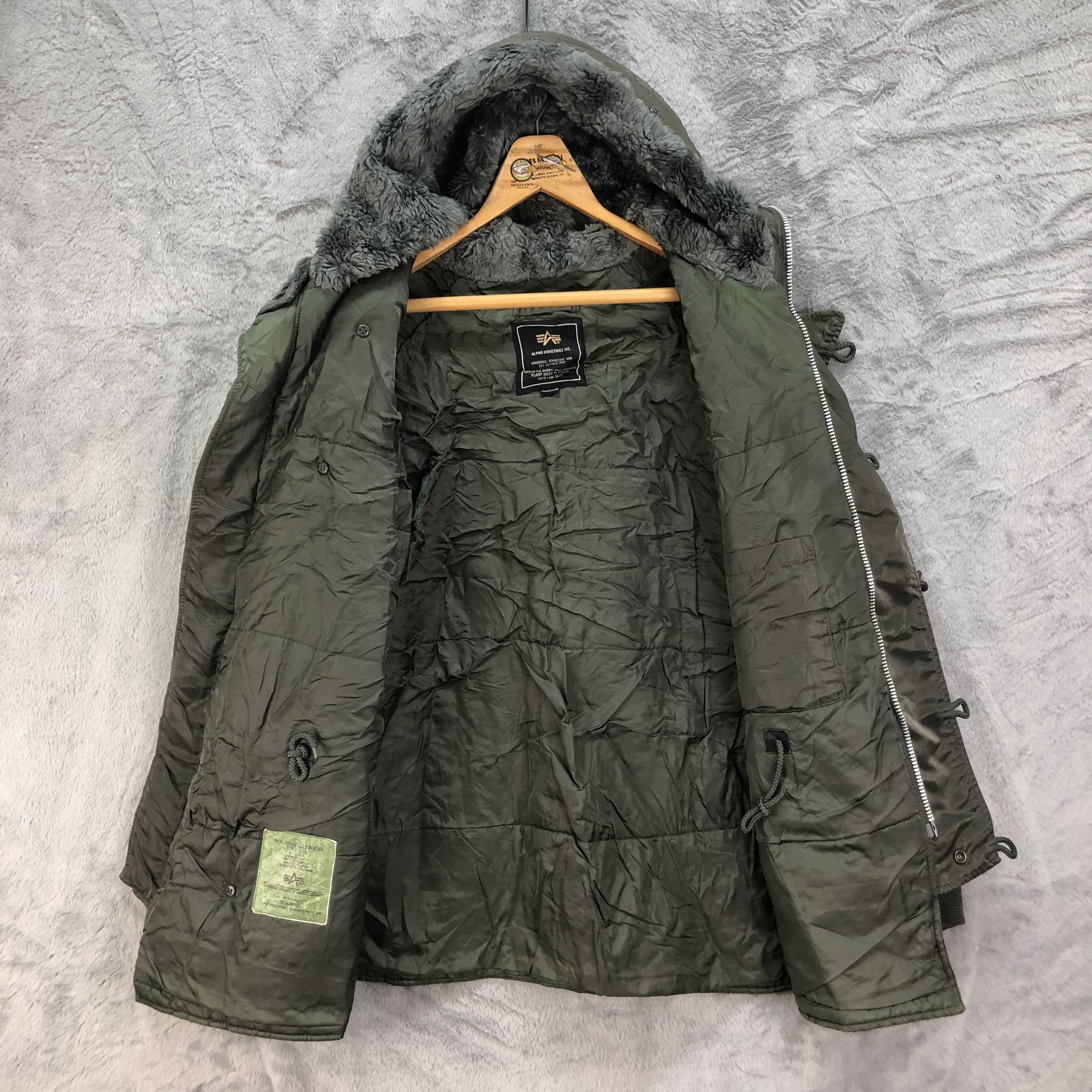 Alpha Industries Alpha Parka Extreme Cold Weather Type N-3B #4109-164 Size US M / EU 48-50 / 2 - 8 Thumbnail