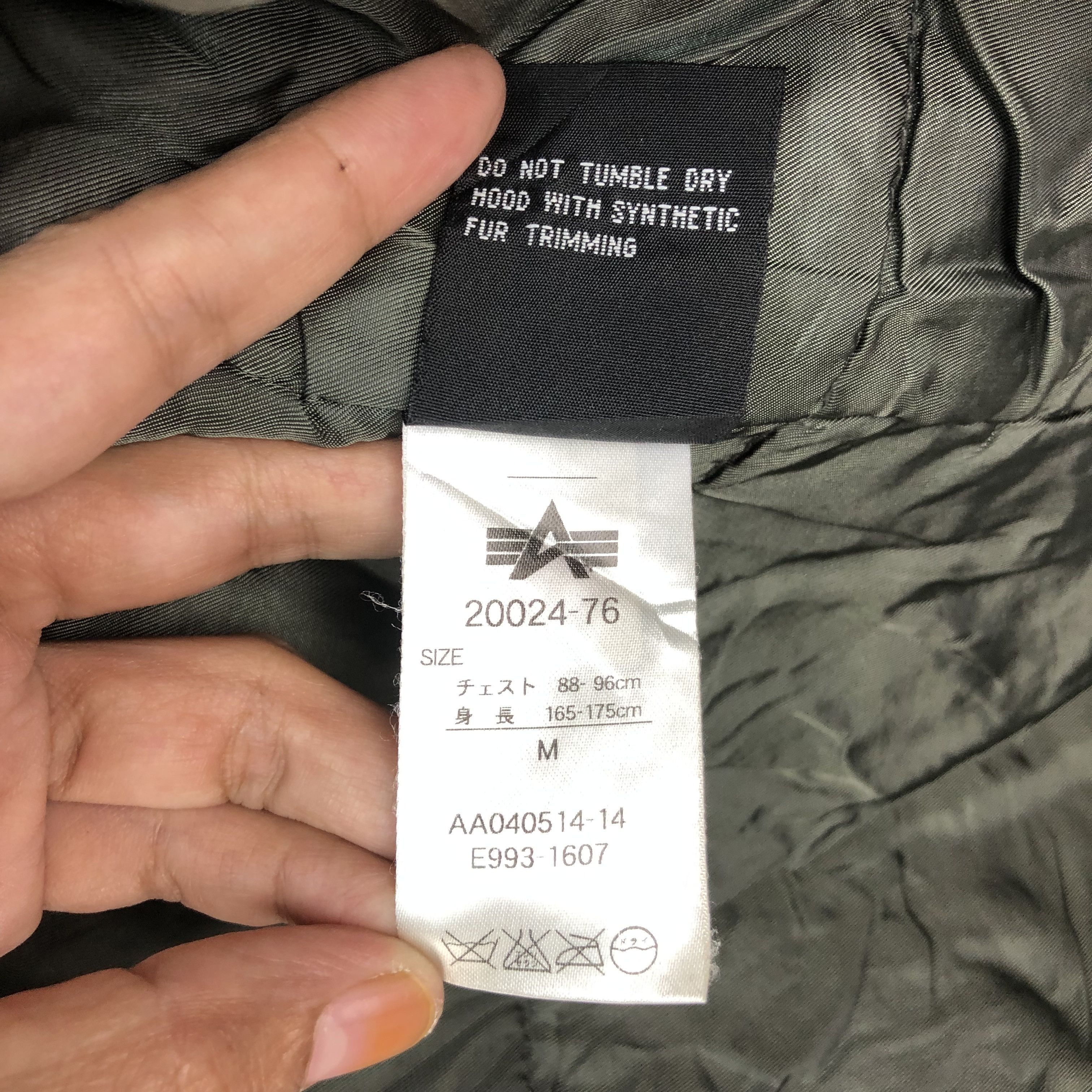 Alpha Industries Alpha Parka Extreme Cold Weather Type N-3B #4109-164 Size US M / EU 48-50 / 2 - 13 Thumbnail
