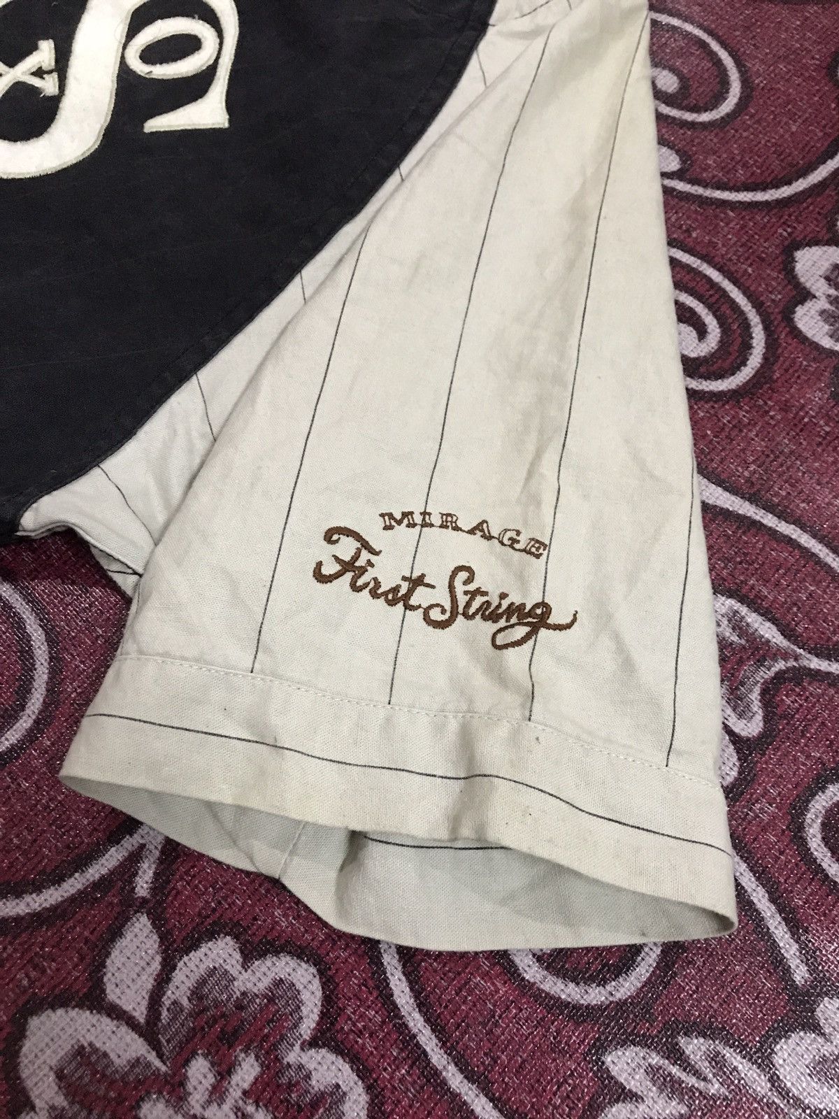 Mirage × Vintage Baseball button ups SOX CHICAGO rare design Size US L / EU 52-54 / 3 - 7 Thumbnail