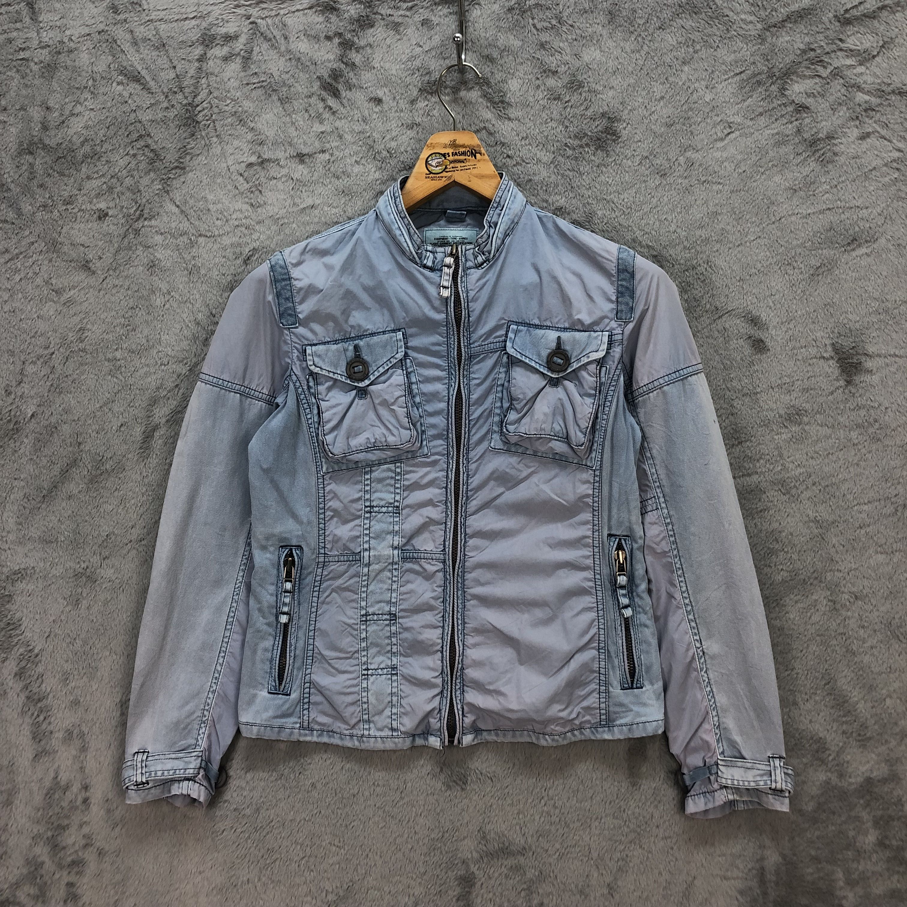 Avirex AVIREX SUN FADED CROPPED JACKET #5547-196 Size M / US 6-8 / IT 42-44 - 1 Thumbnail