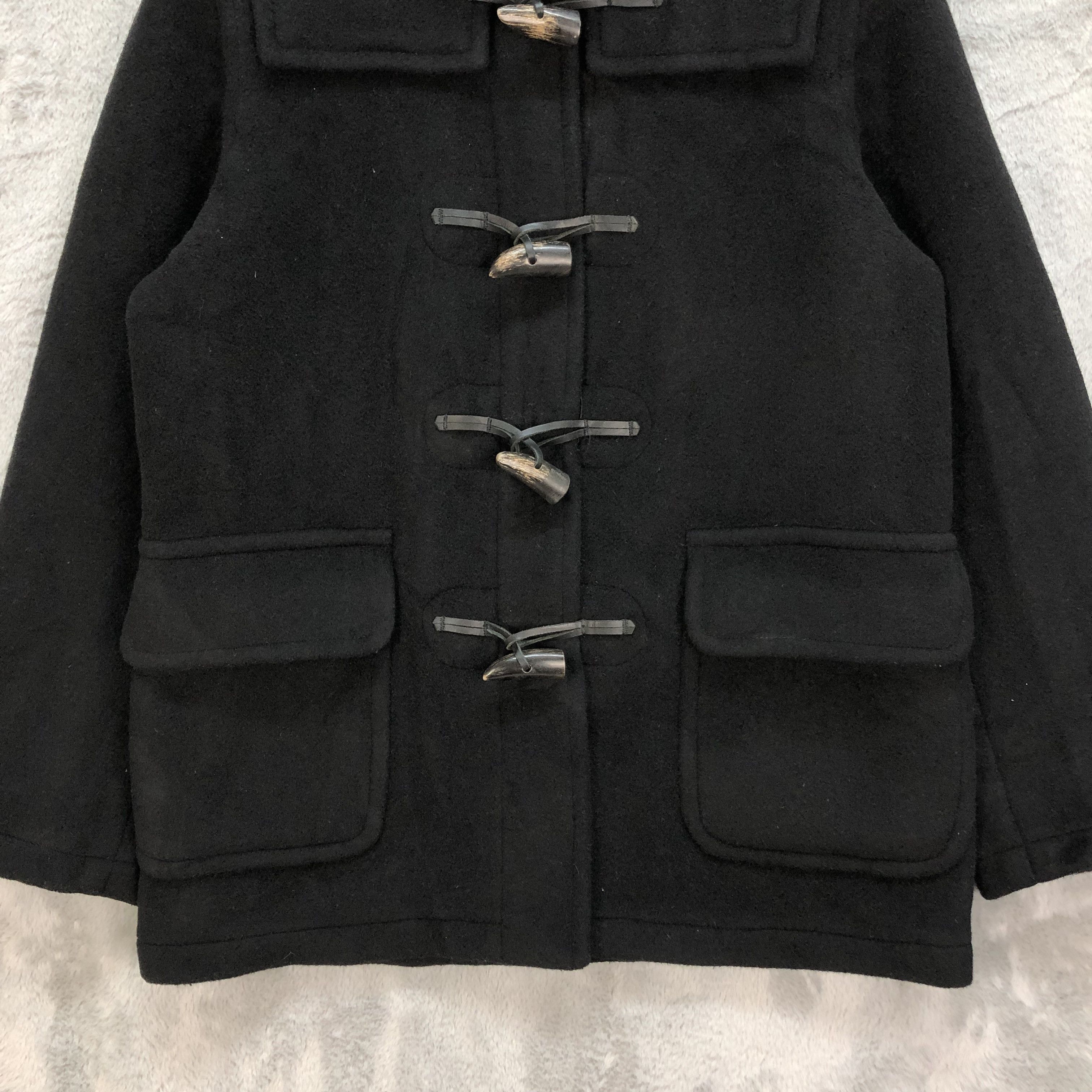 Vintage LONDON TRADITION MADE IN ENGLAND WOOL DUFFLE COAT #6095-45 Size US S / EU 44-46 / 1 - 3 Thumbnail