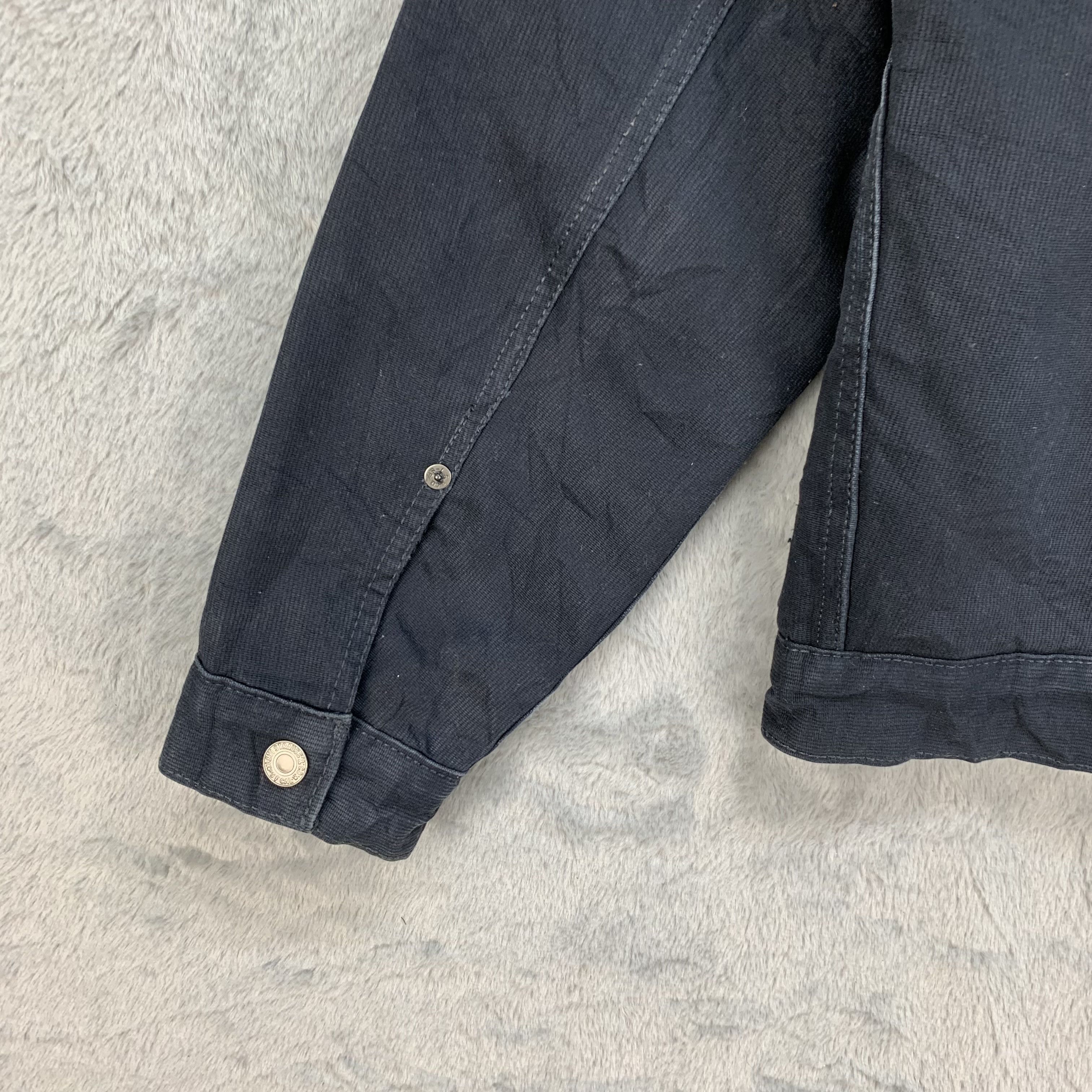 Levi's Levi's Heavy Fleece Lined Black Denim Jacket #4364-145 Size US S / EU 44-46 / 1 - 12 Thumbnail
