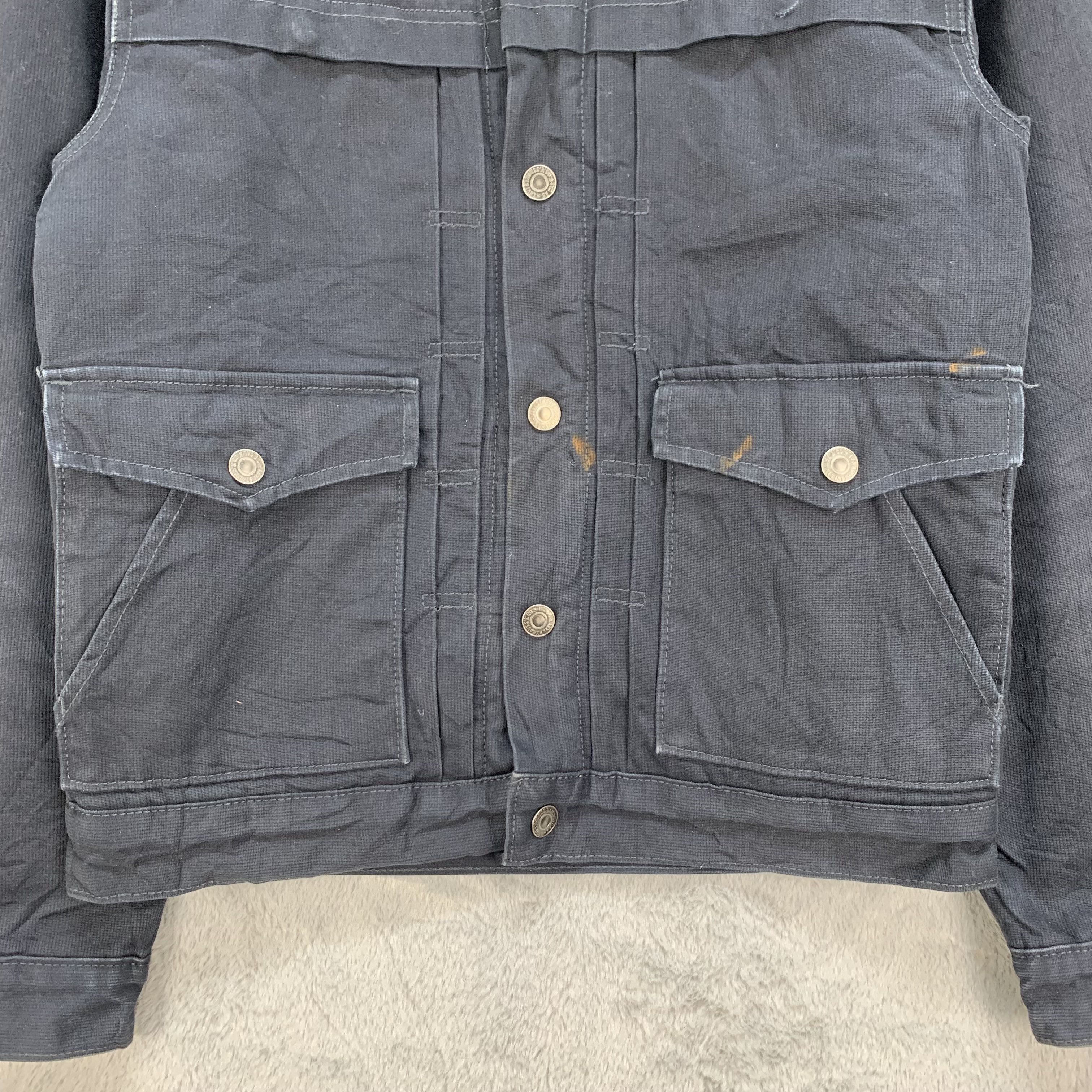Levi's Levi's Heavy Fleece Lined Black Denim Jacket #4364-145 Size US S / EU 44-46 / 1 - 5 Thumbnail