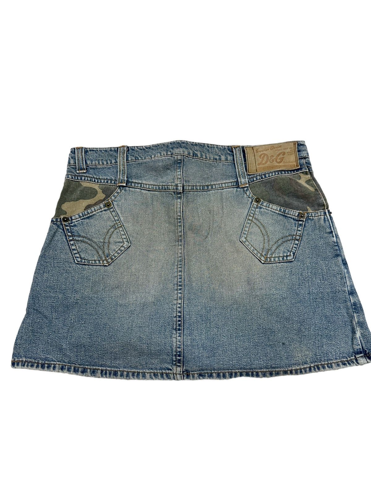 Image of Dolce Gabbana x Vintage Dolce & Gabbana Denim Jeans Skirt in Blue, Women's (Size 31)