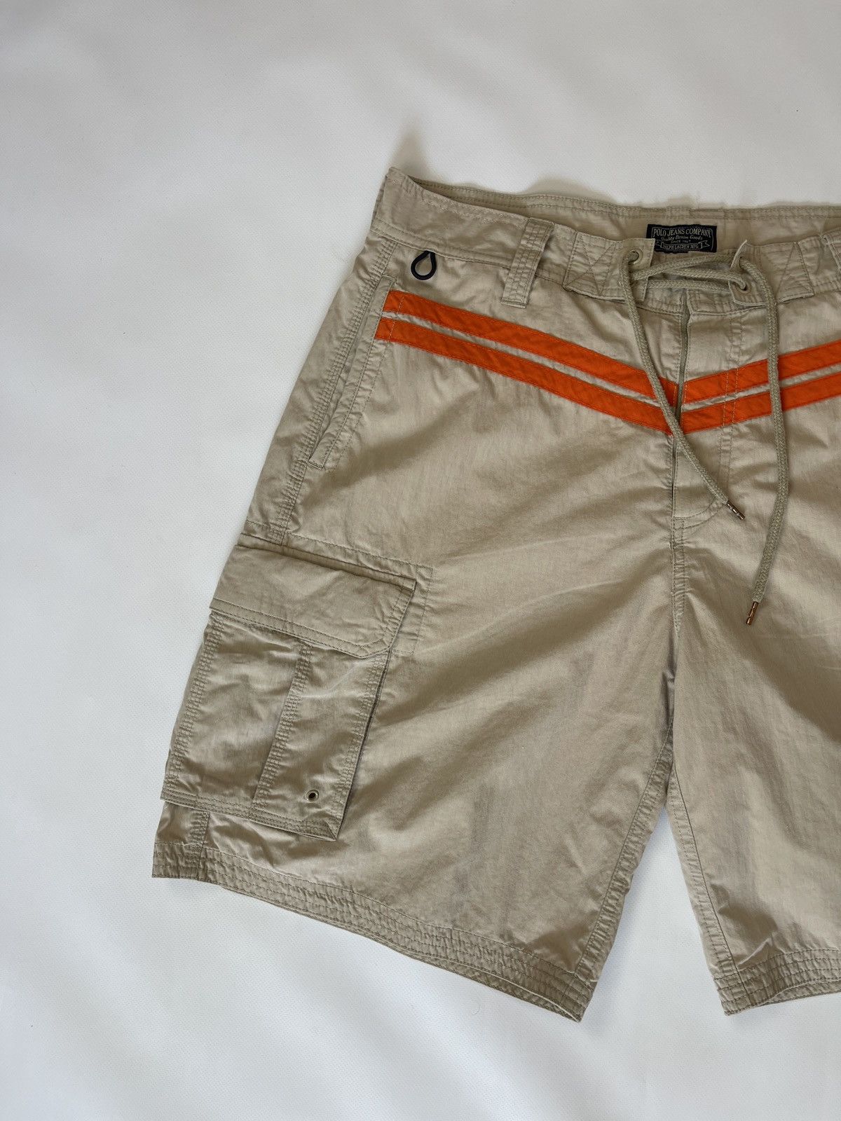 Polo Ralph Lauren Polo Ralph Lauren Jeans Company beige cargo shorts logo Size US 34 / EU 50 - 3 Thumbnail
