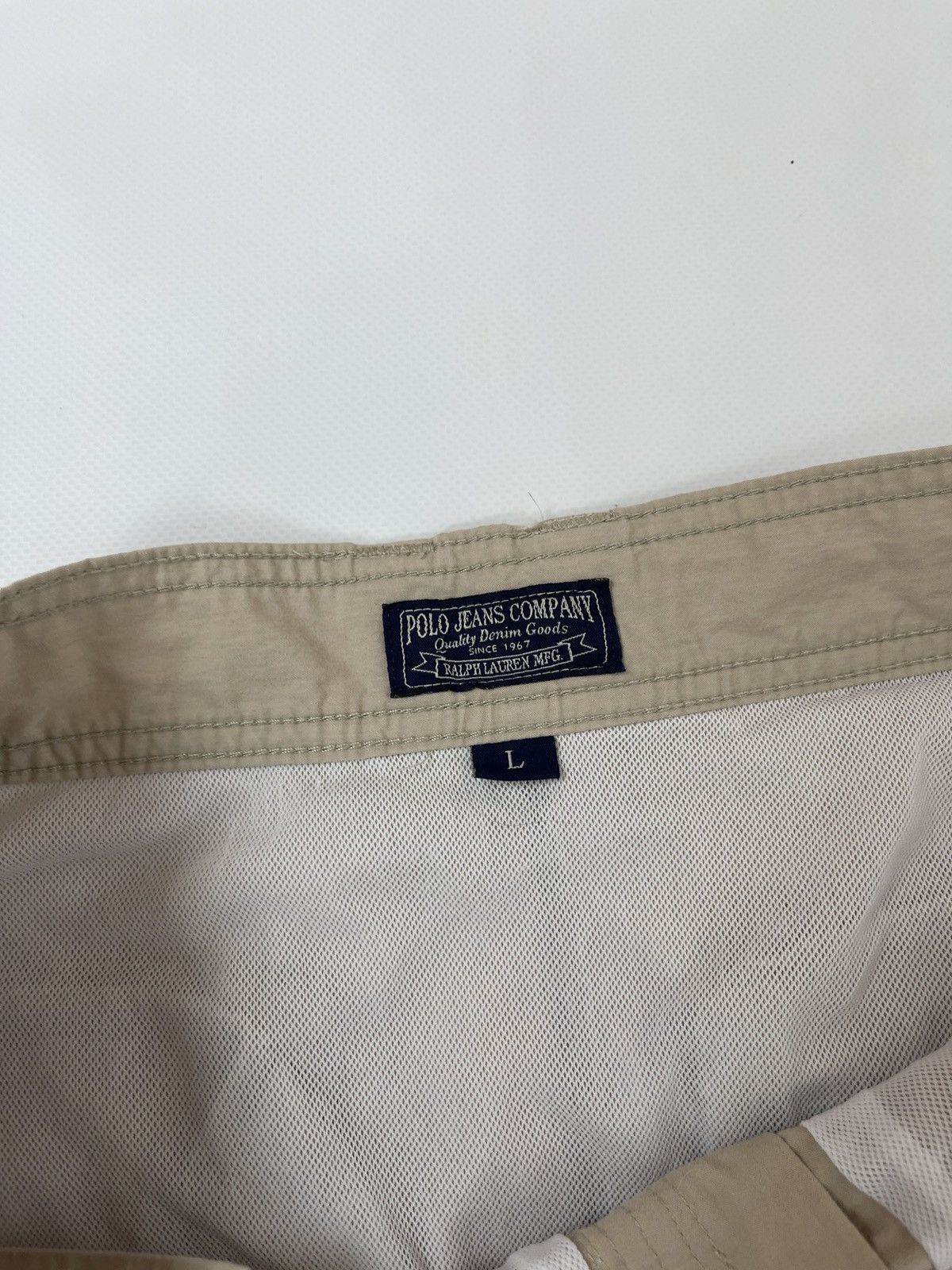 Polo Ralph Lauren Polo Ralph Lauren Jeans Company beige cargo shorts logo Size US 34 / EU 50 - 9 Thumbnail