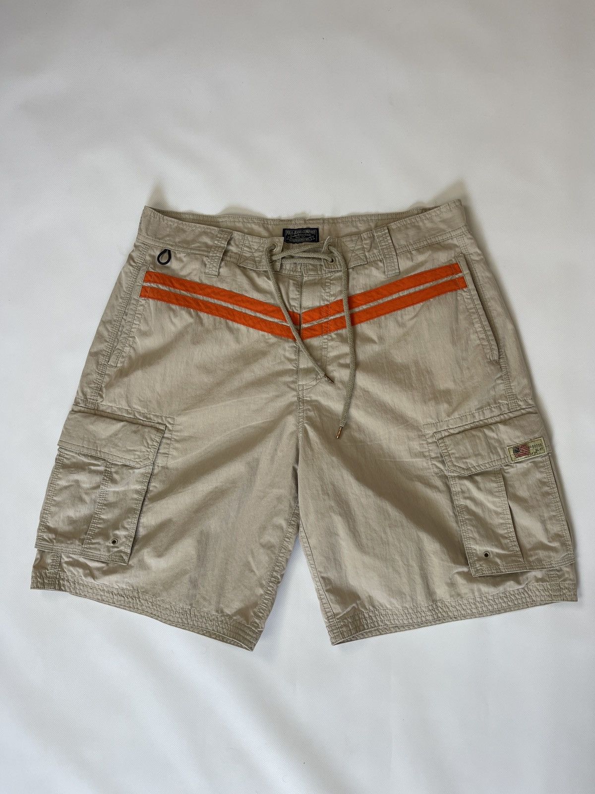Polo Ralph Lauren Polo Ralph Lauren Jeans Company beige cargo shorts logo Size US 34 / EU 50 - 2 Thumbnail