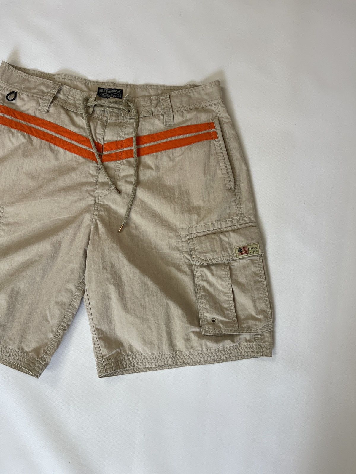 Polo Ralph Lauren Polo Ralph Lauren Jeans Company beige cargo shorts logo Size US 34 / EU 50 - 4 Thumbnail