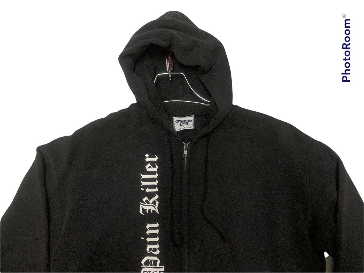 Band Tees × Vintage 🔥RARE🔥Vintage 90s Sun Faded Hoodie Zipper PainKiller Band Size US L / EU 52-54 / 3 - 4 Thumbnail