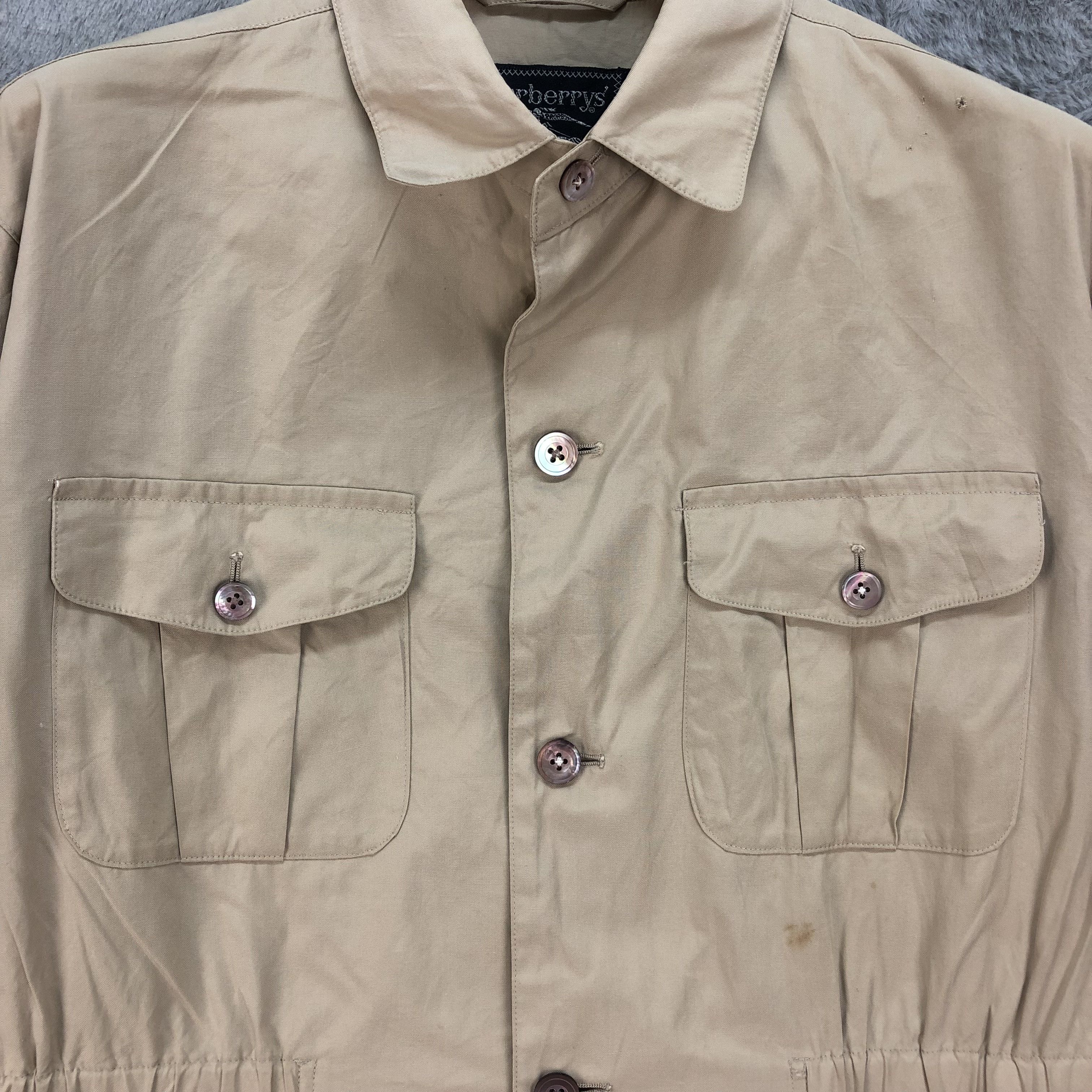 Burberry Burberrys' Light Four Pocket Jacket #4561-158 Size US L / EU 52-54 / 3 - 4 Thumbnail