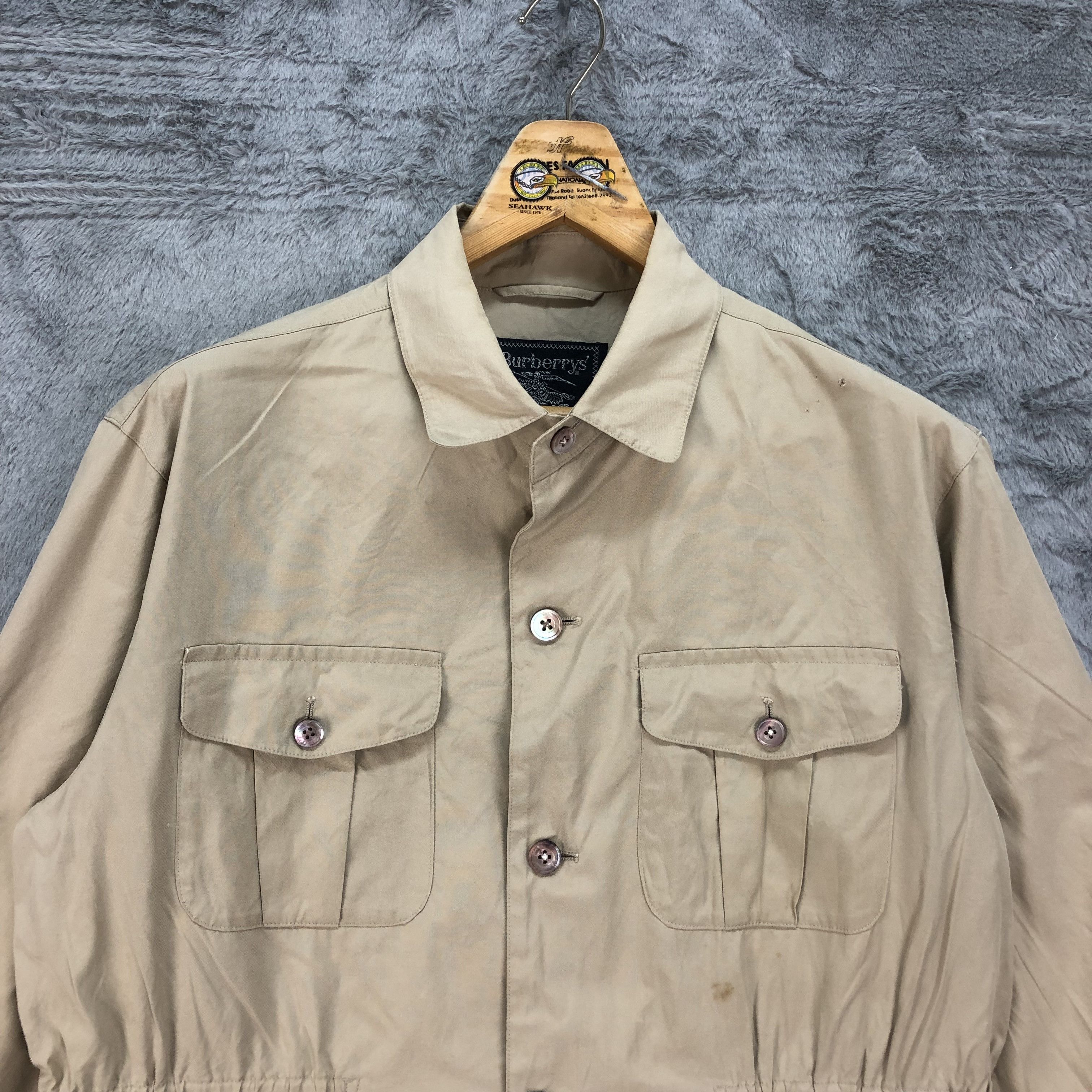 Burberry Burberrys' Light Four Pocket Jacket #4561-158 Size US L / EU 52-54 / 3 - 2 Thumbnail