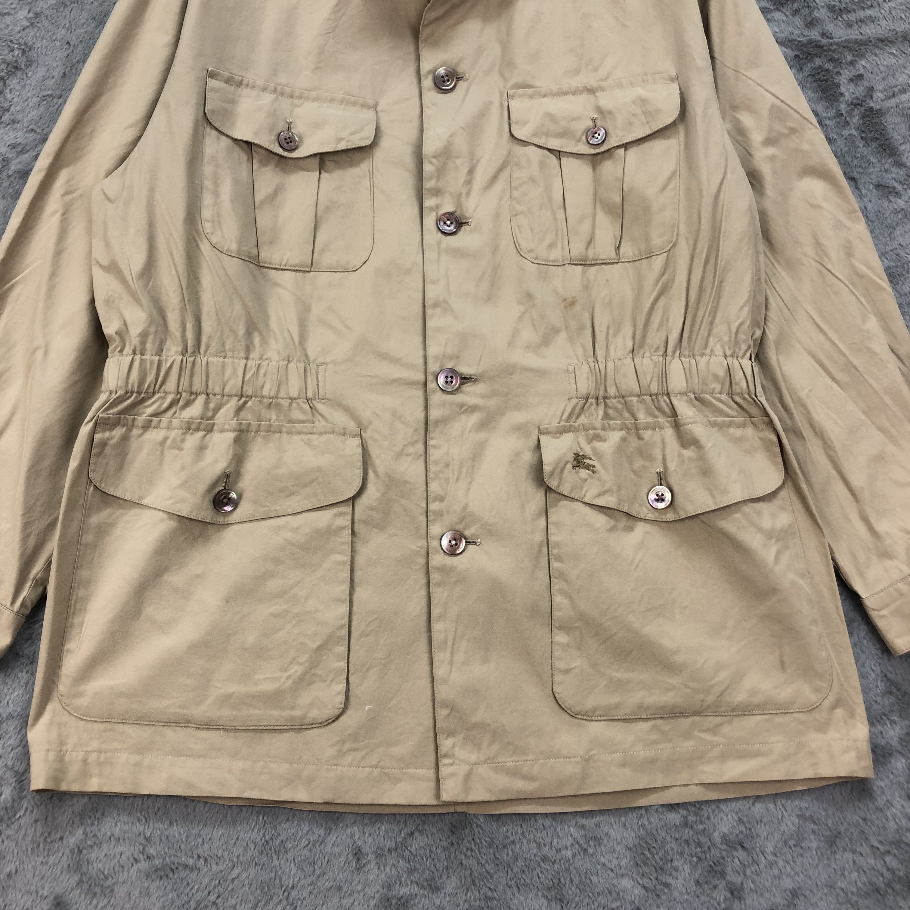 Burberry Burberrys' Light Four Pocket Jacket #4561-158 Size US L / EU 52-54 / 3 - 6 Thumbnail