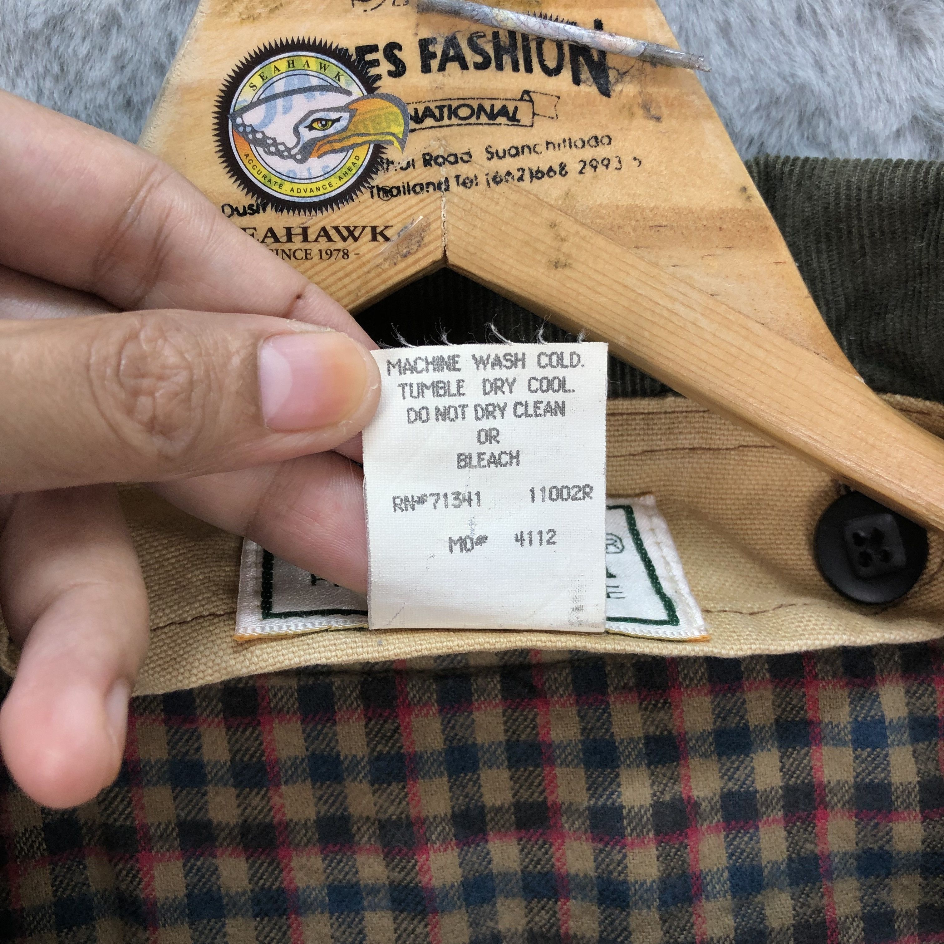 L.L. Bean L.L. Bean Made in USA Checked Lined Chore Jacket #4929-30 Size US M / EU 48-50 / 2 - 12 Thumbnail