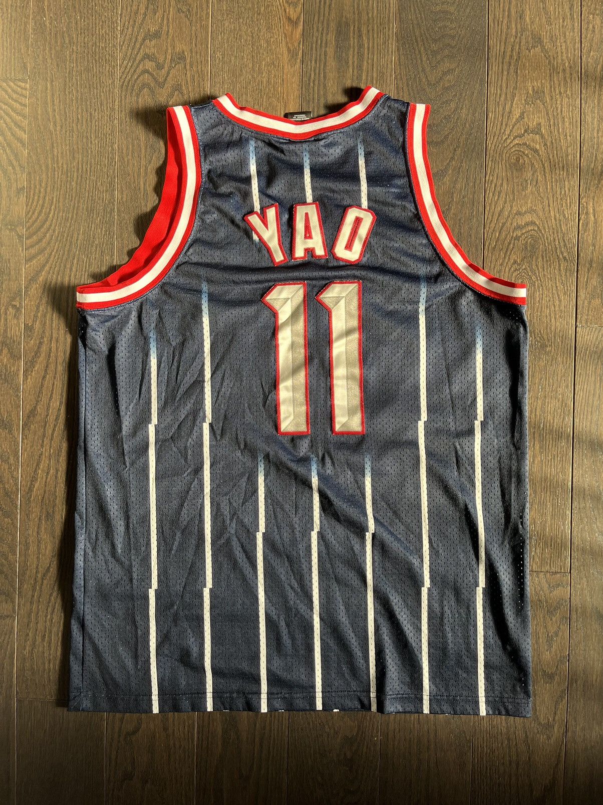 NBA × Nike × Vintage Vintage Nike Yao Ming Houston Rockets NBA Jersey Size US XL / EU 56 / 4 - 3 Thumbnail