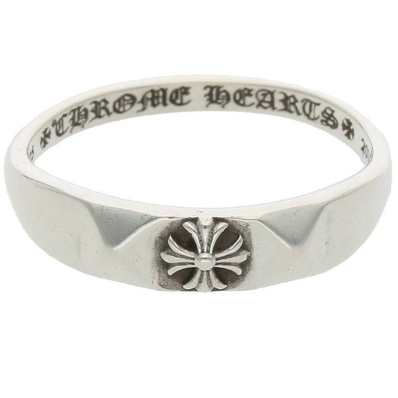 image of Chrome Hearts Pyramid Plus Ring in Silver, Women's