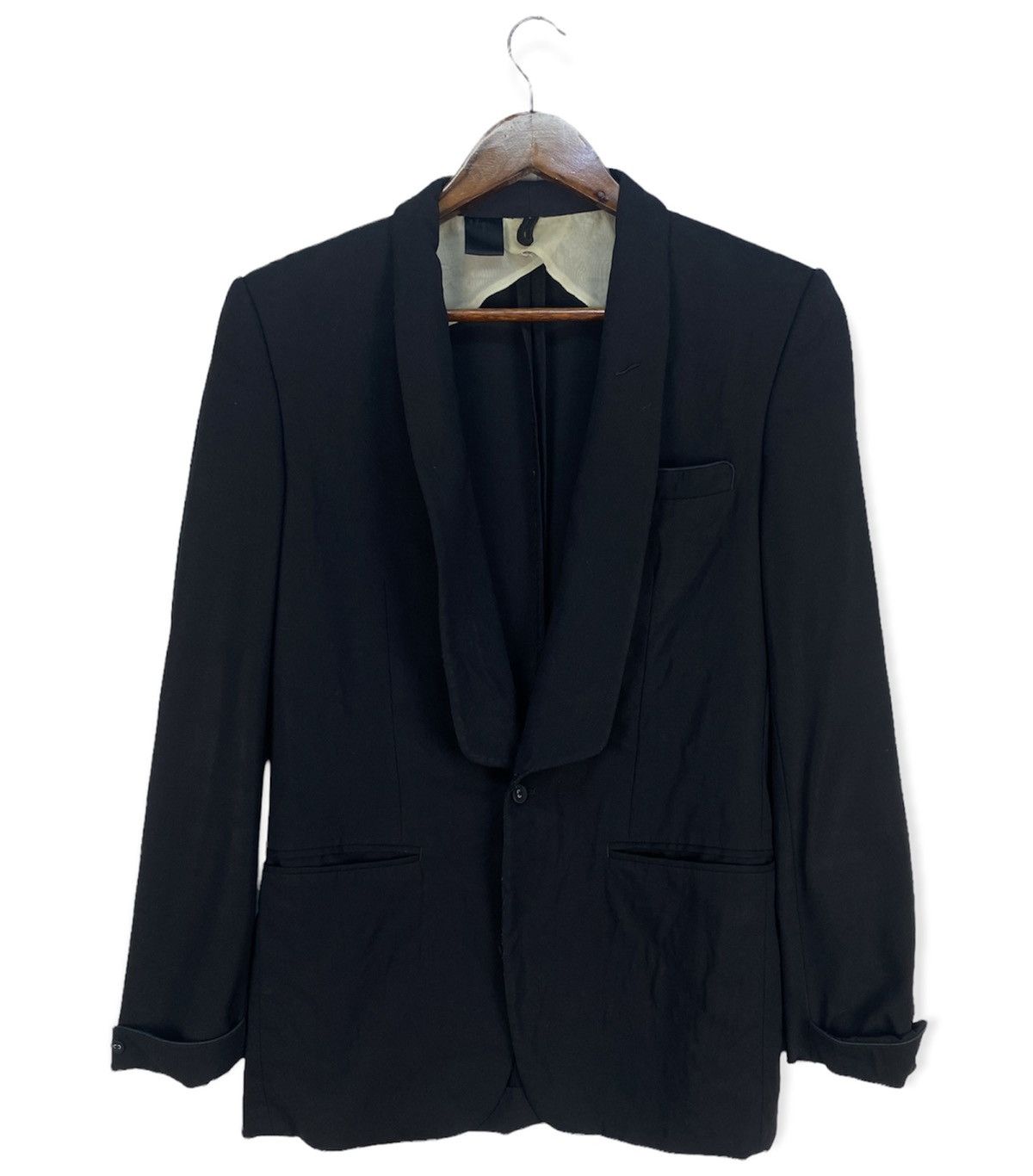 image of N Hoolywood N.hoolywood Wool Jacket in Black, Men's (Size Small)